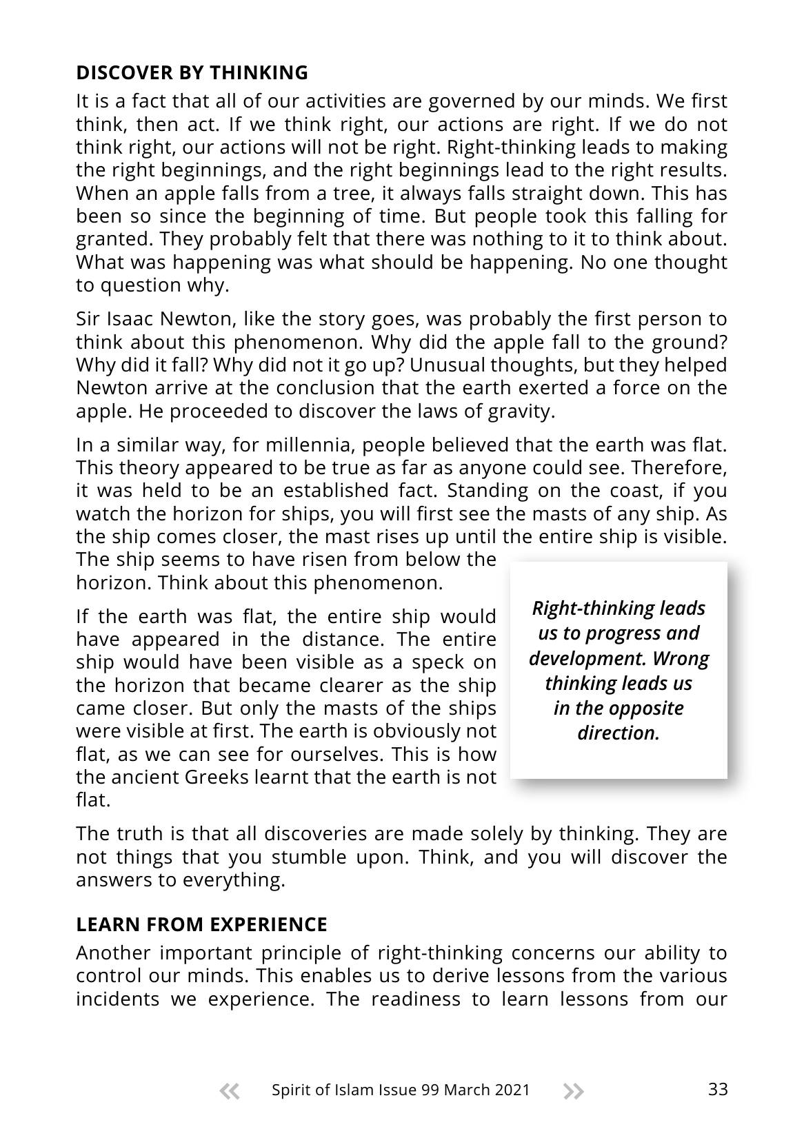 The printed page