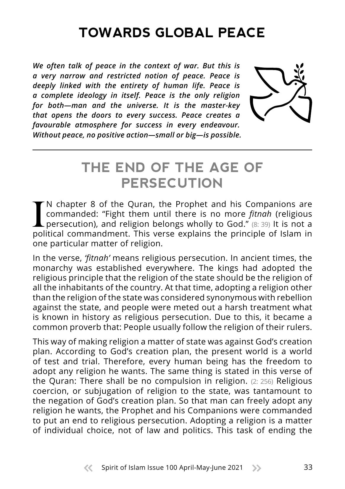 The printed page