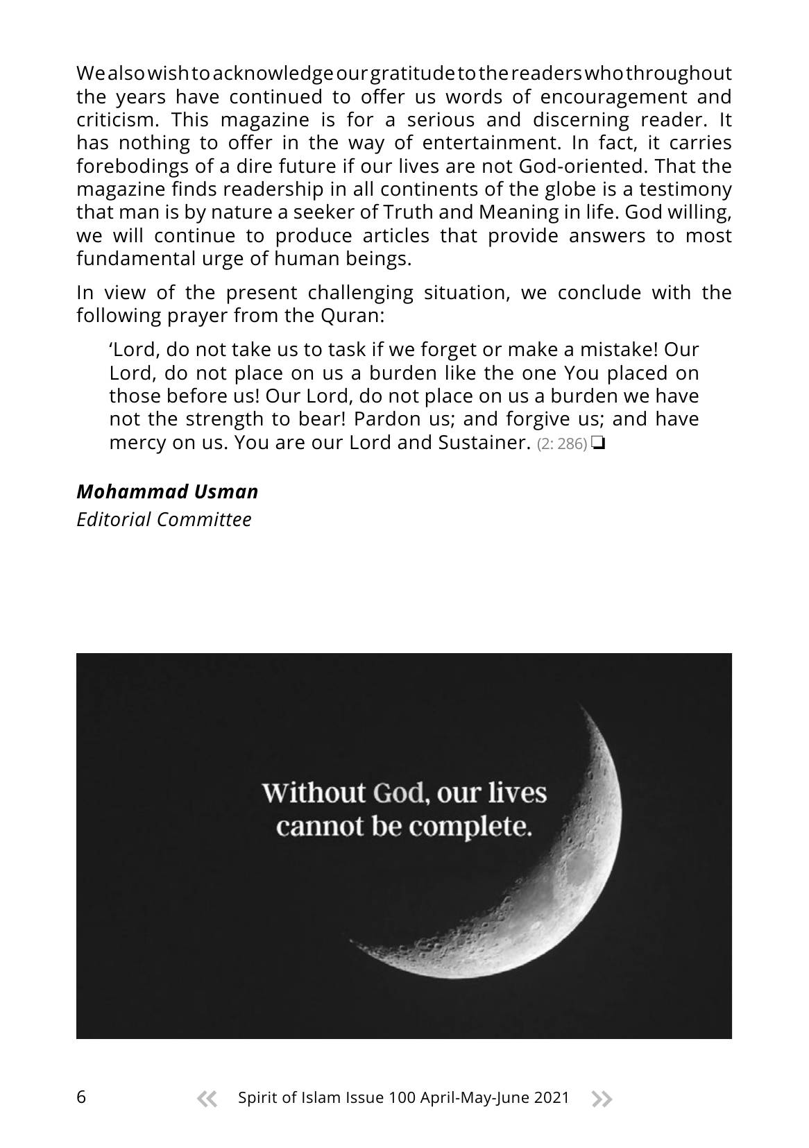The printed page