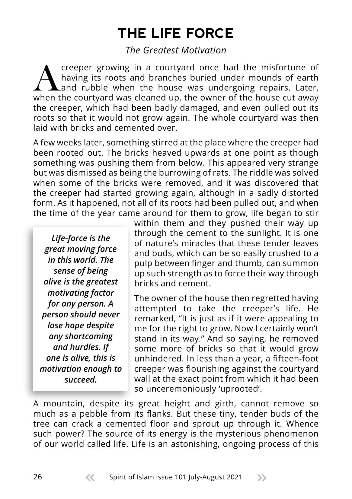 The printed page