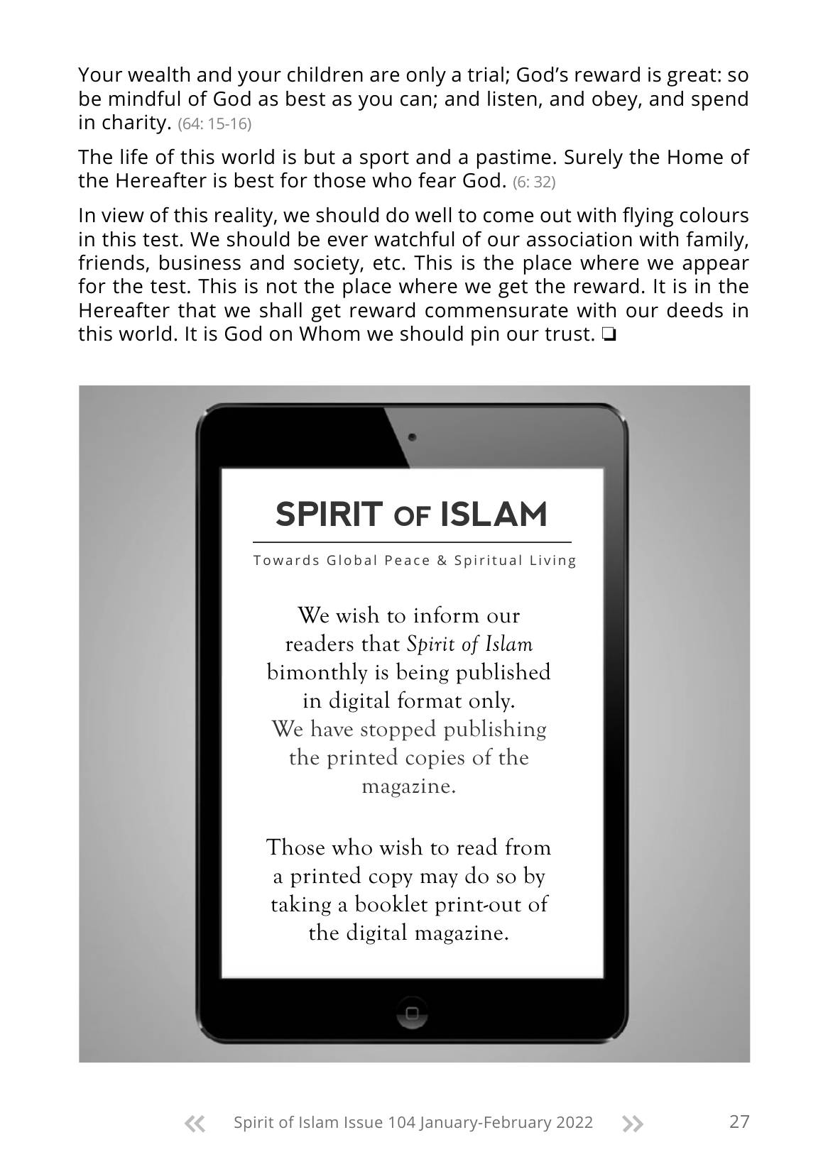 The printed page