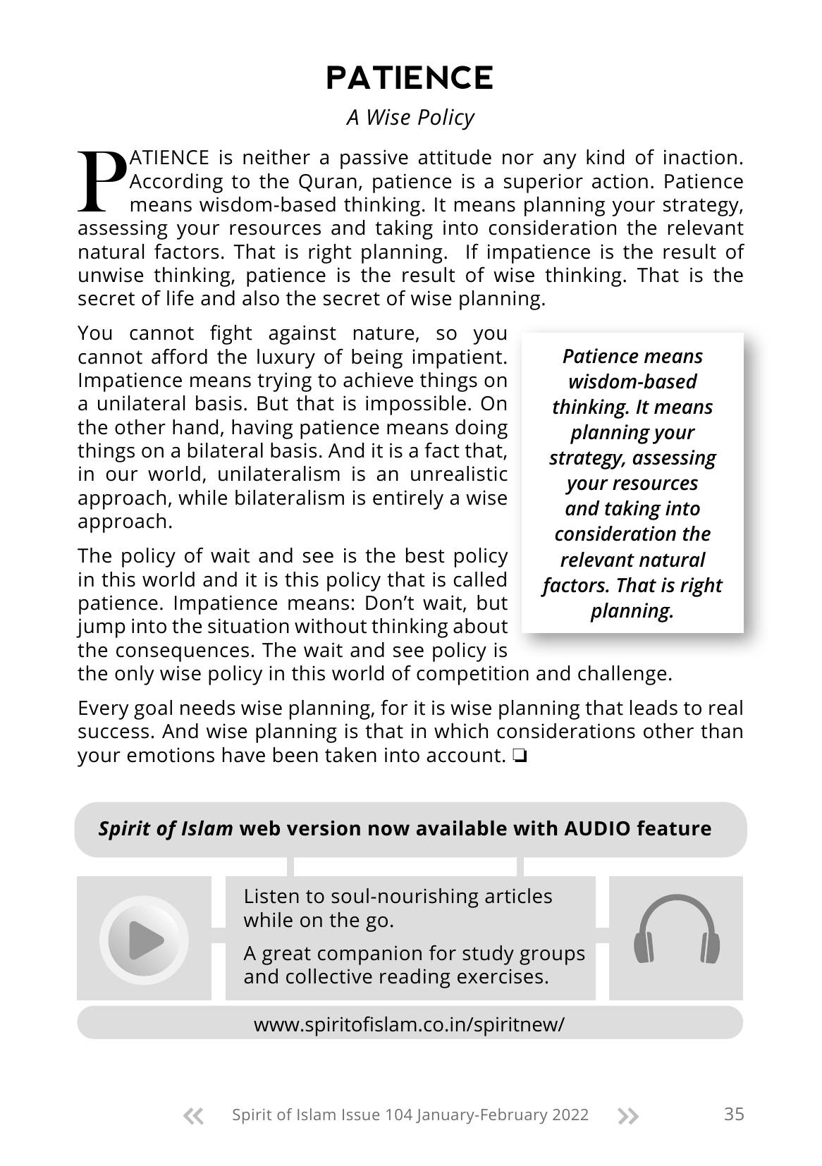 The printed page