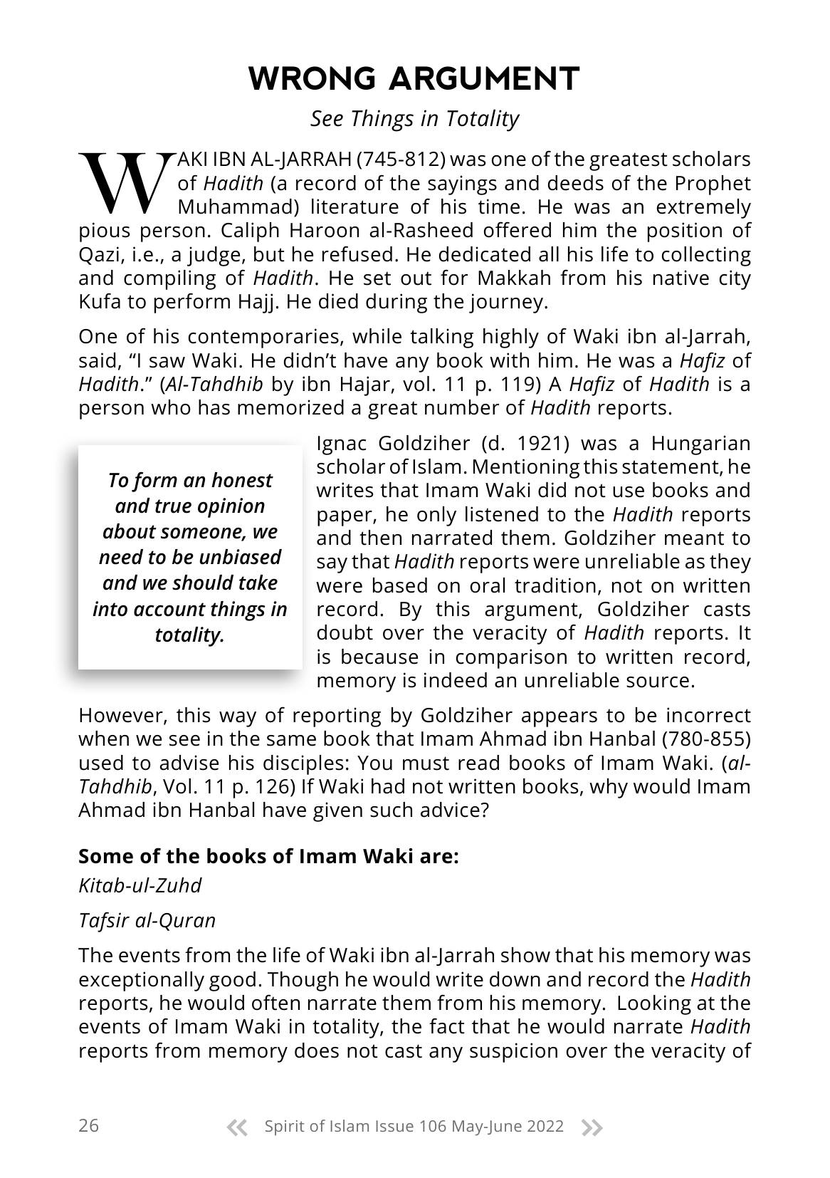 The printed page