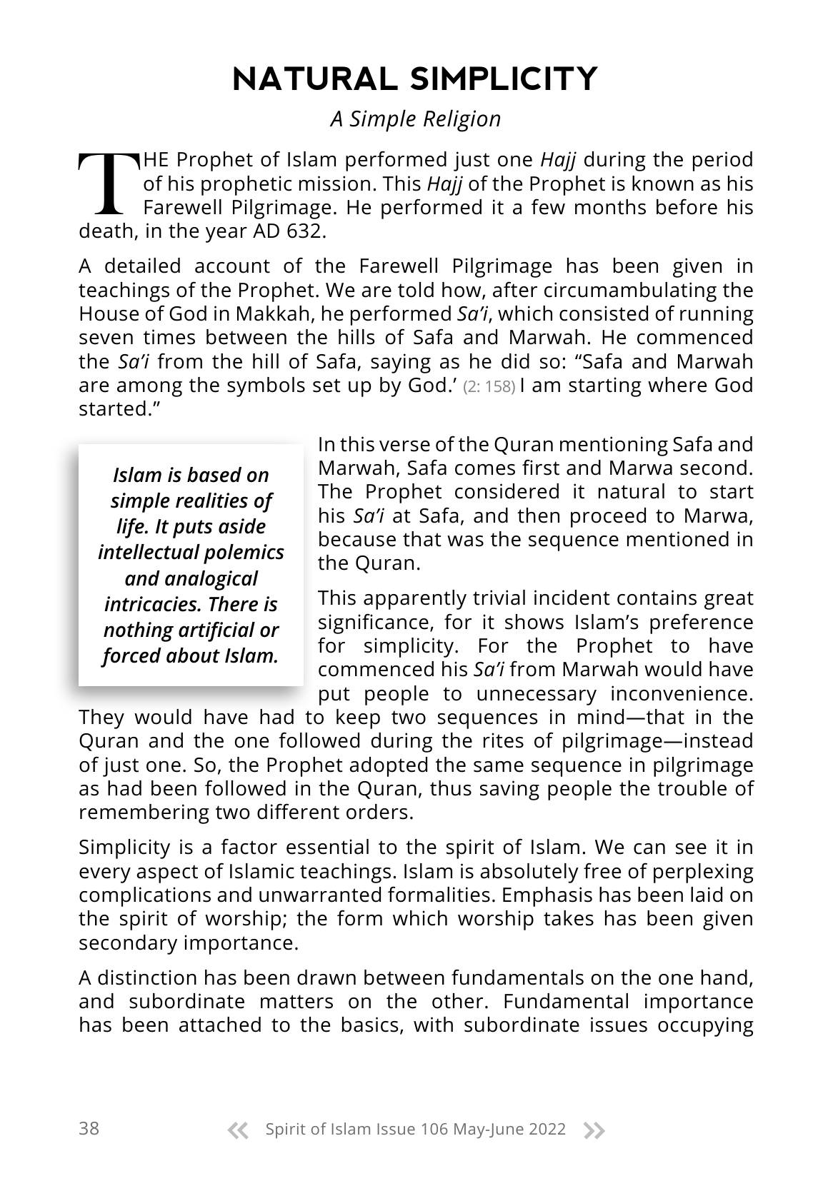 The printed page