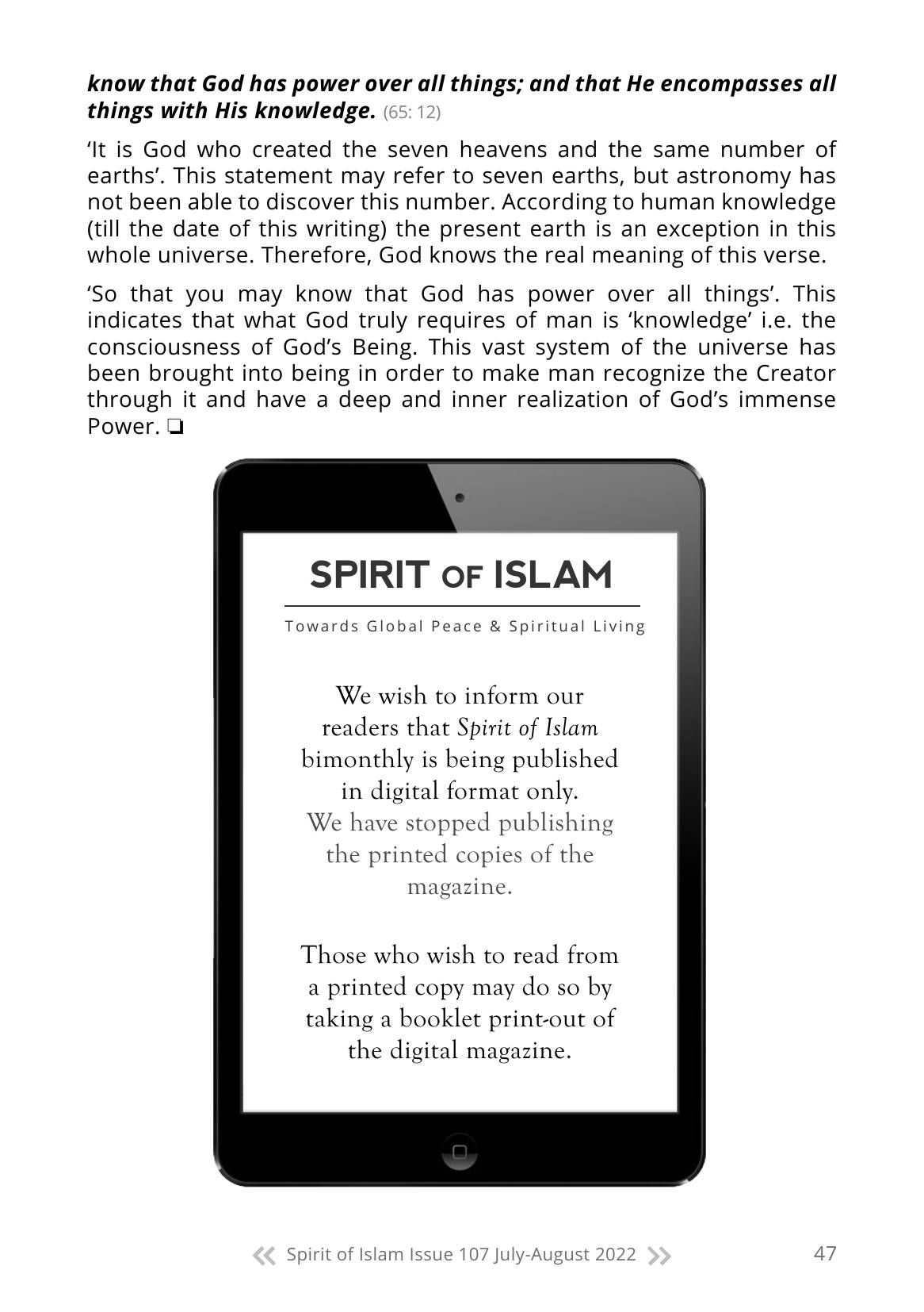 The printed page