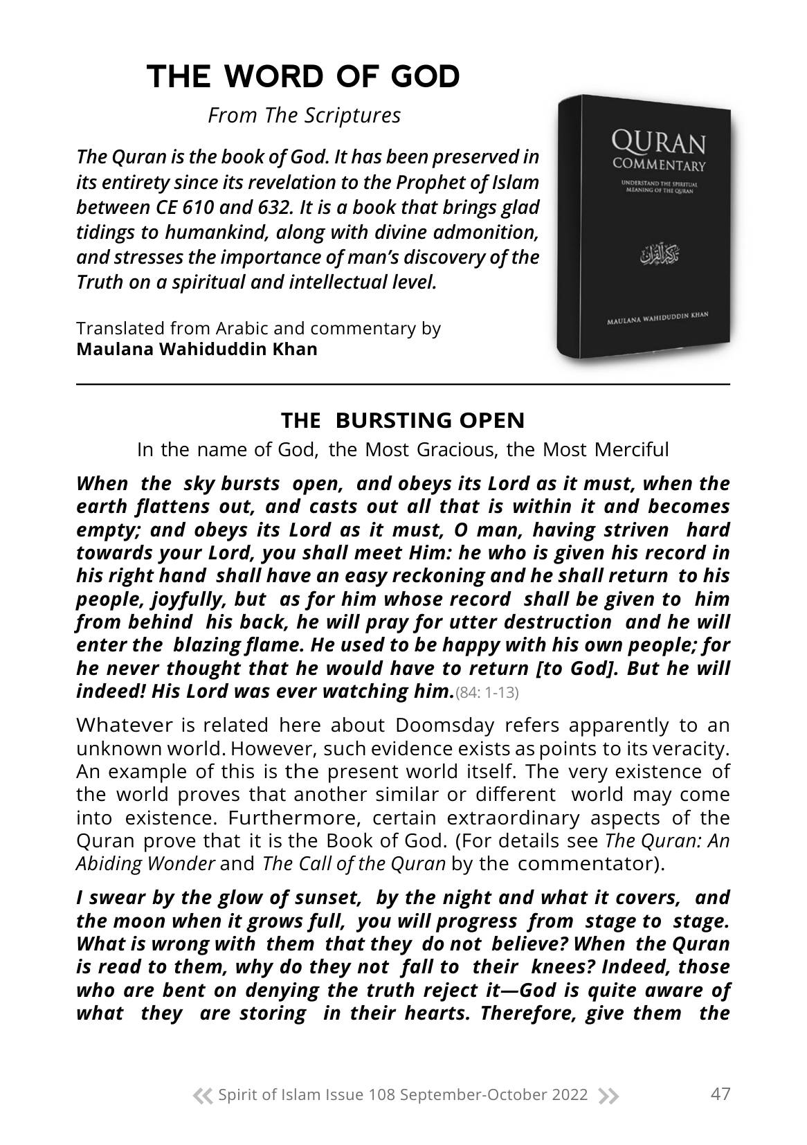 The printed page