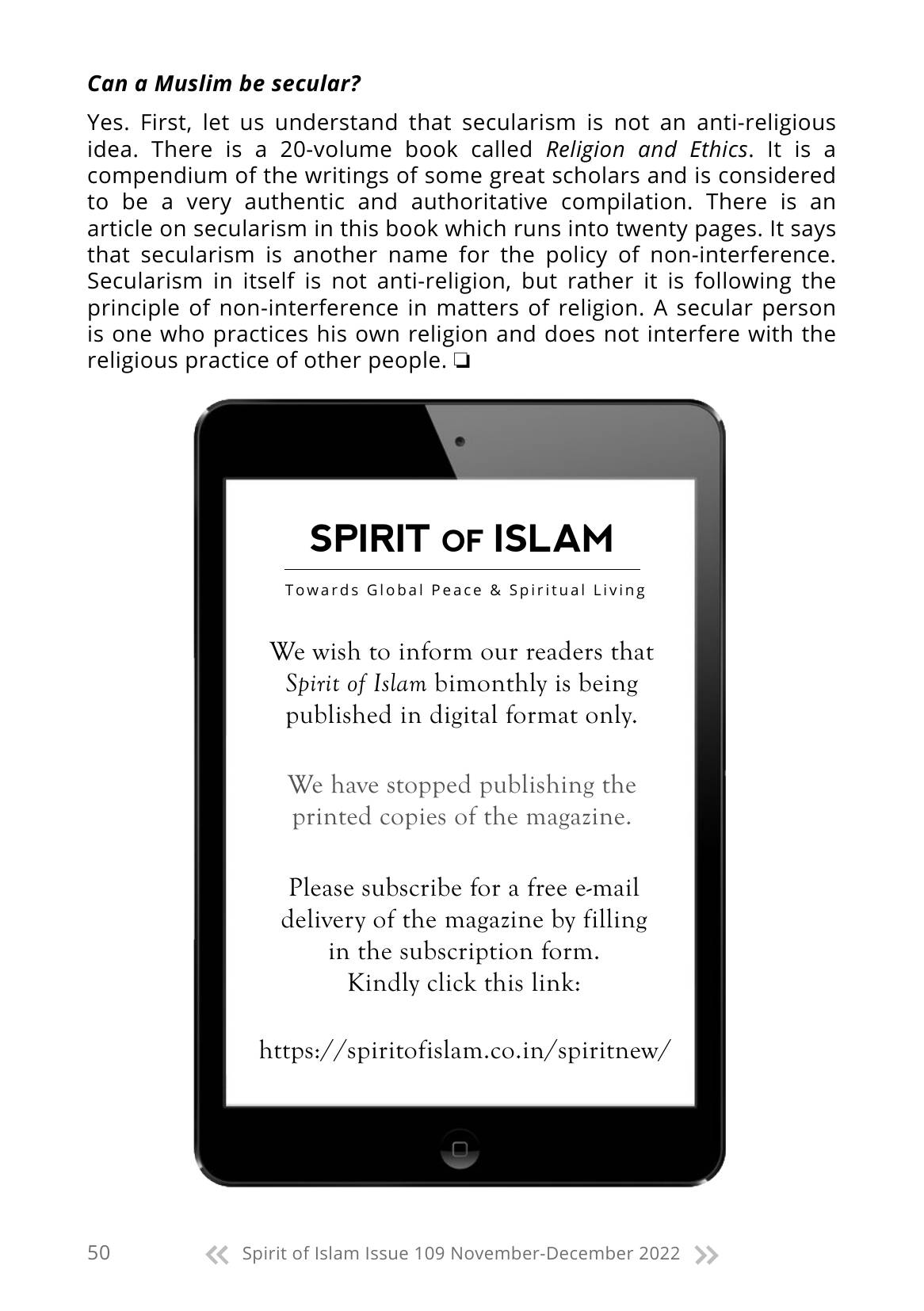 The printed page