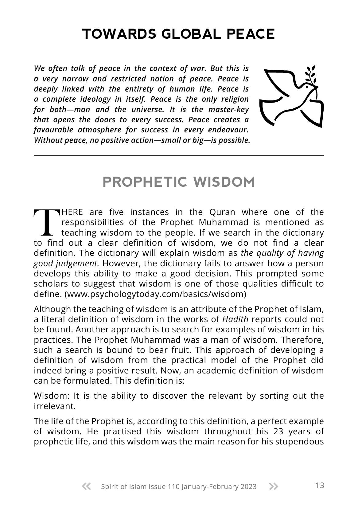 The printed page