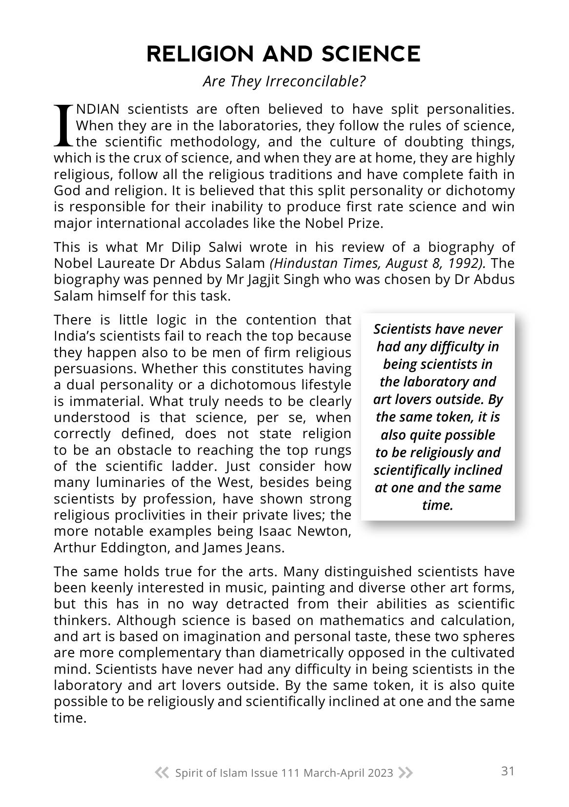 The printed page