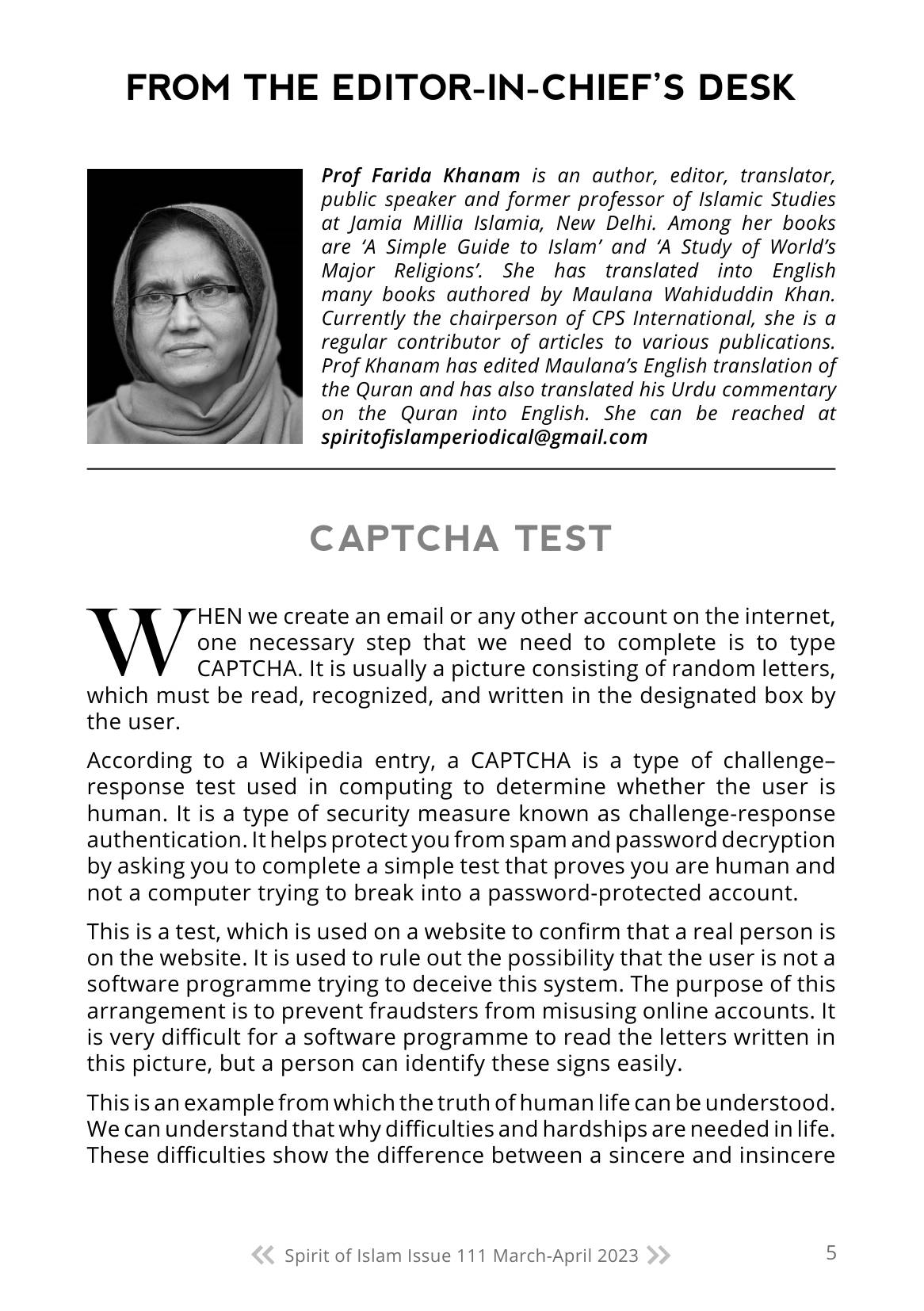 The printed page