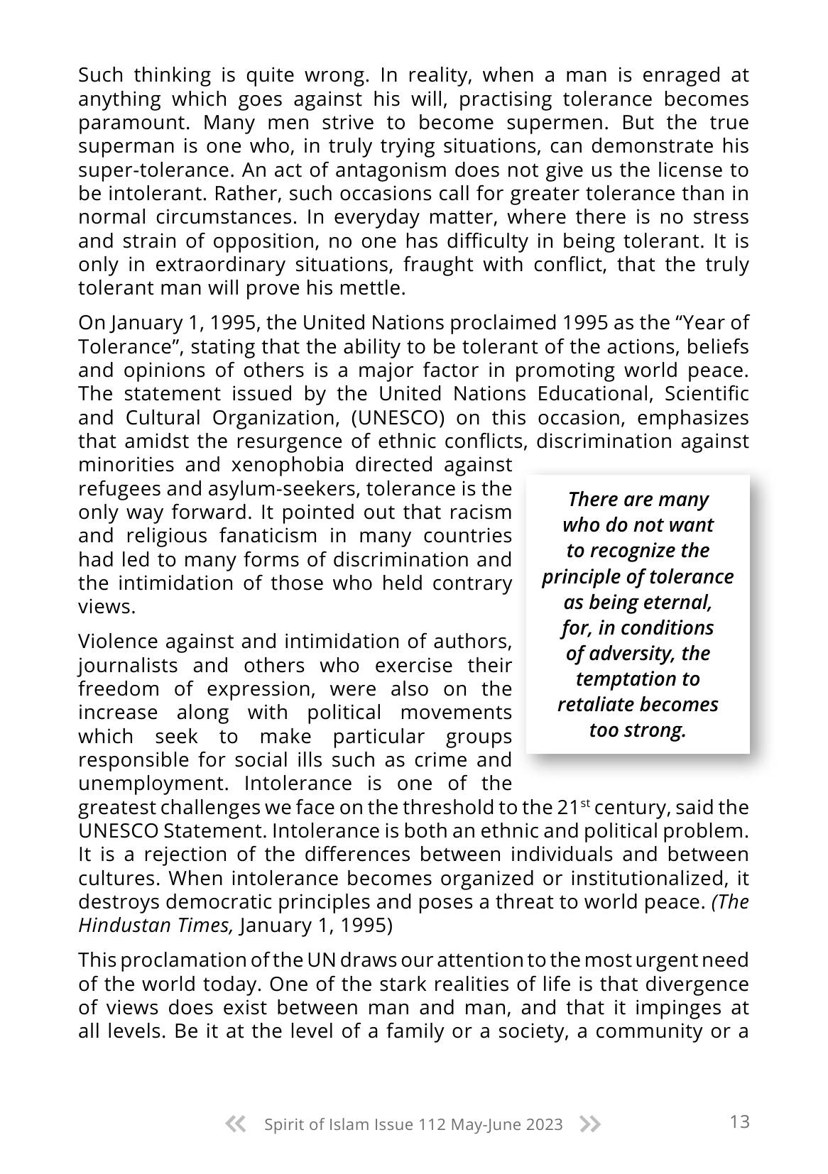 The printed page