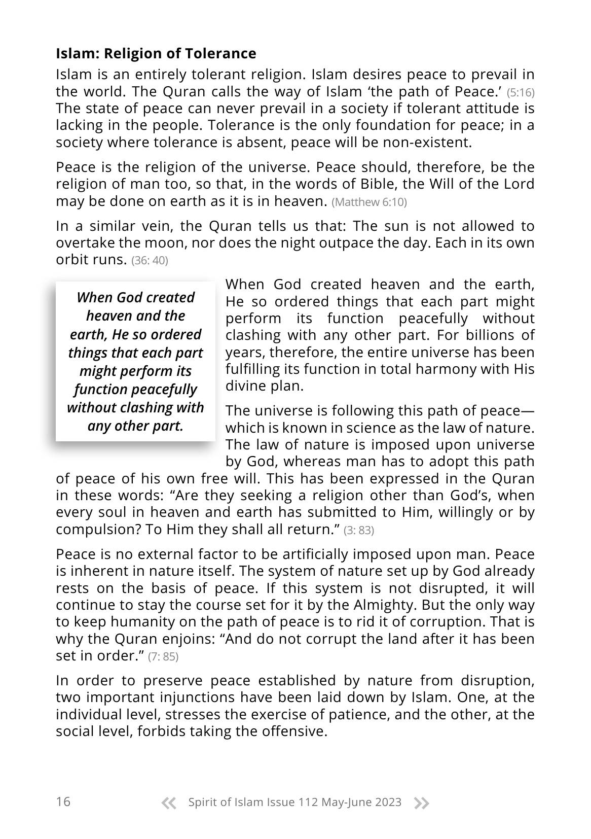 The printed page