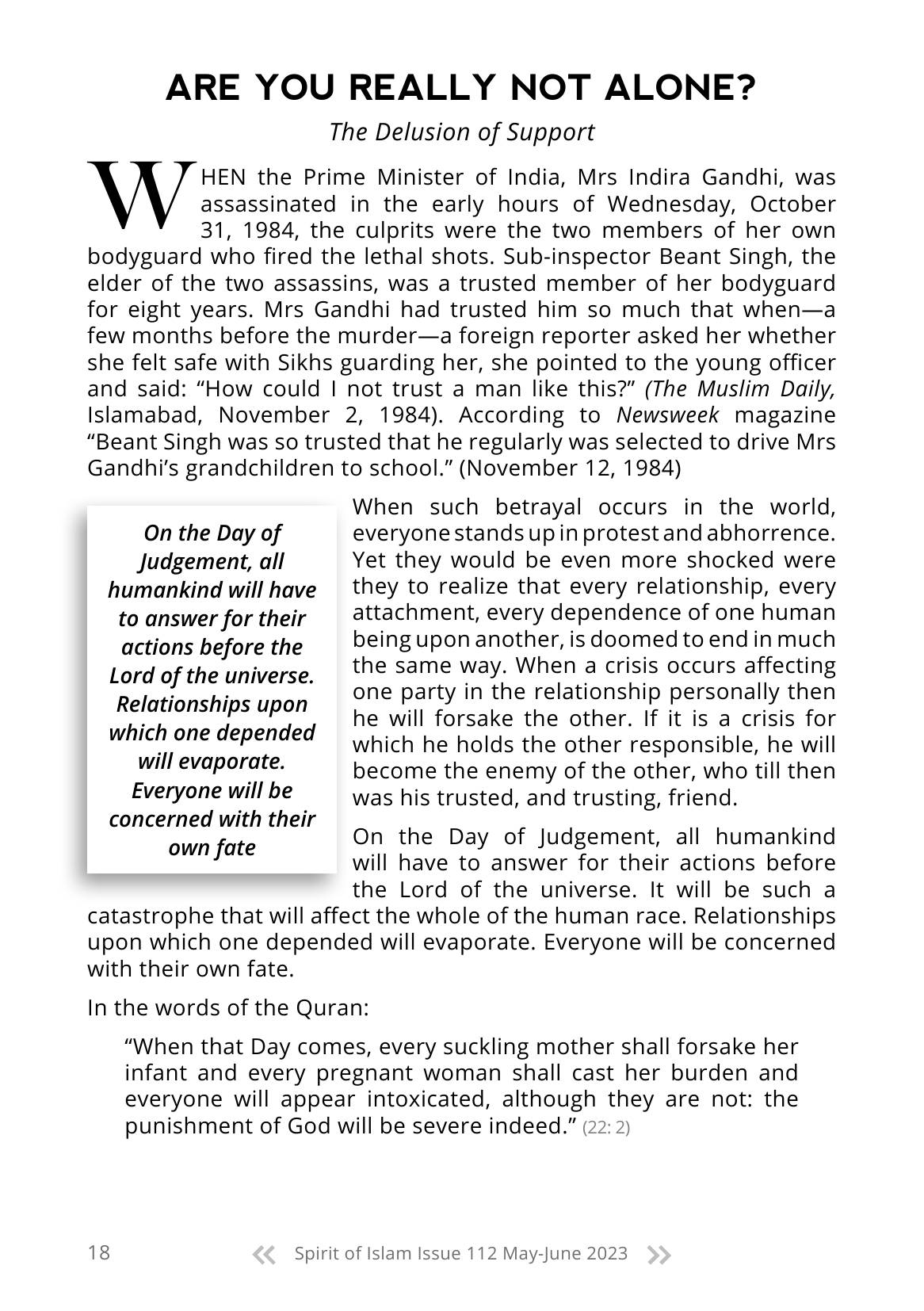 The printed page