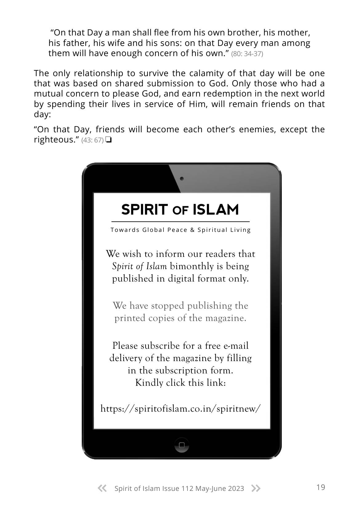 The printed page