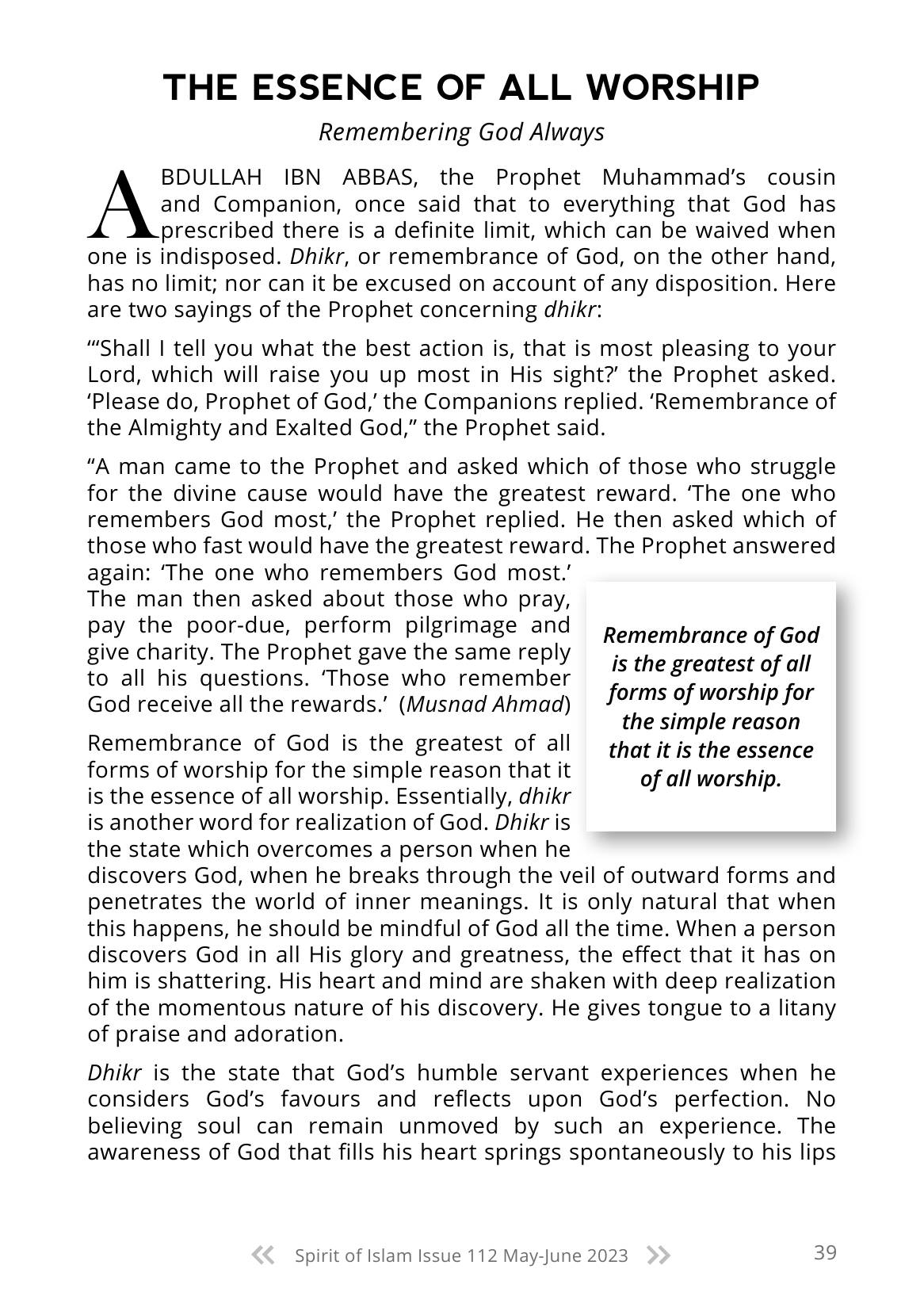 The printed page