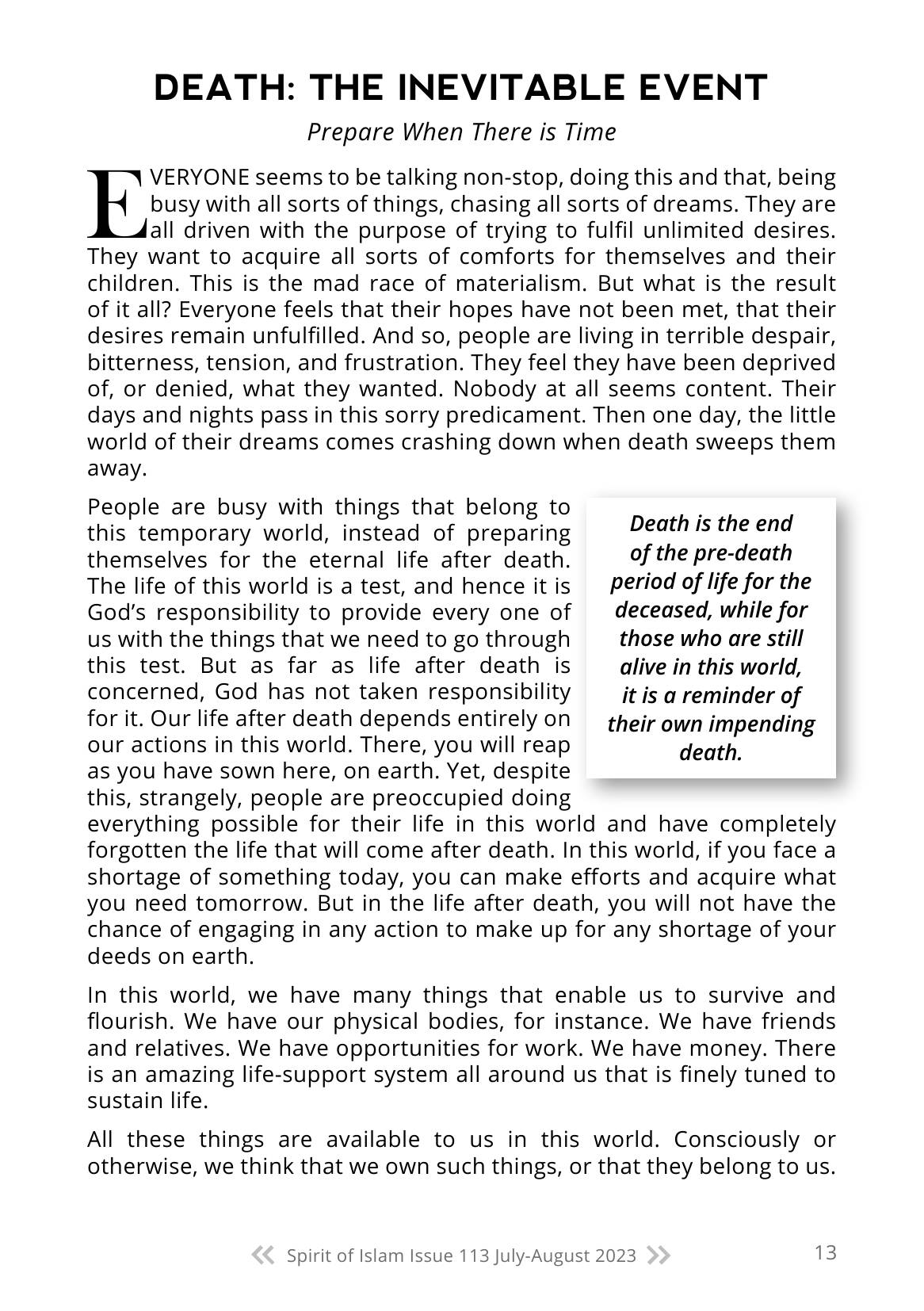 The printed page
