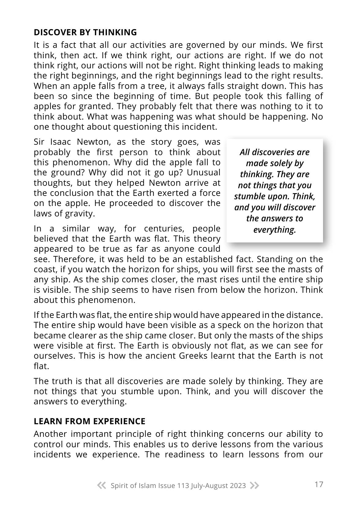 The printed page