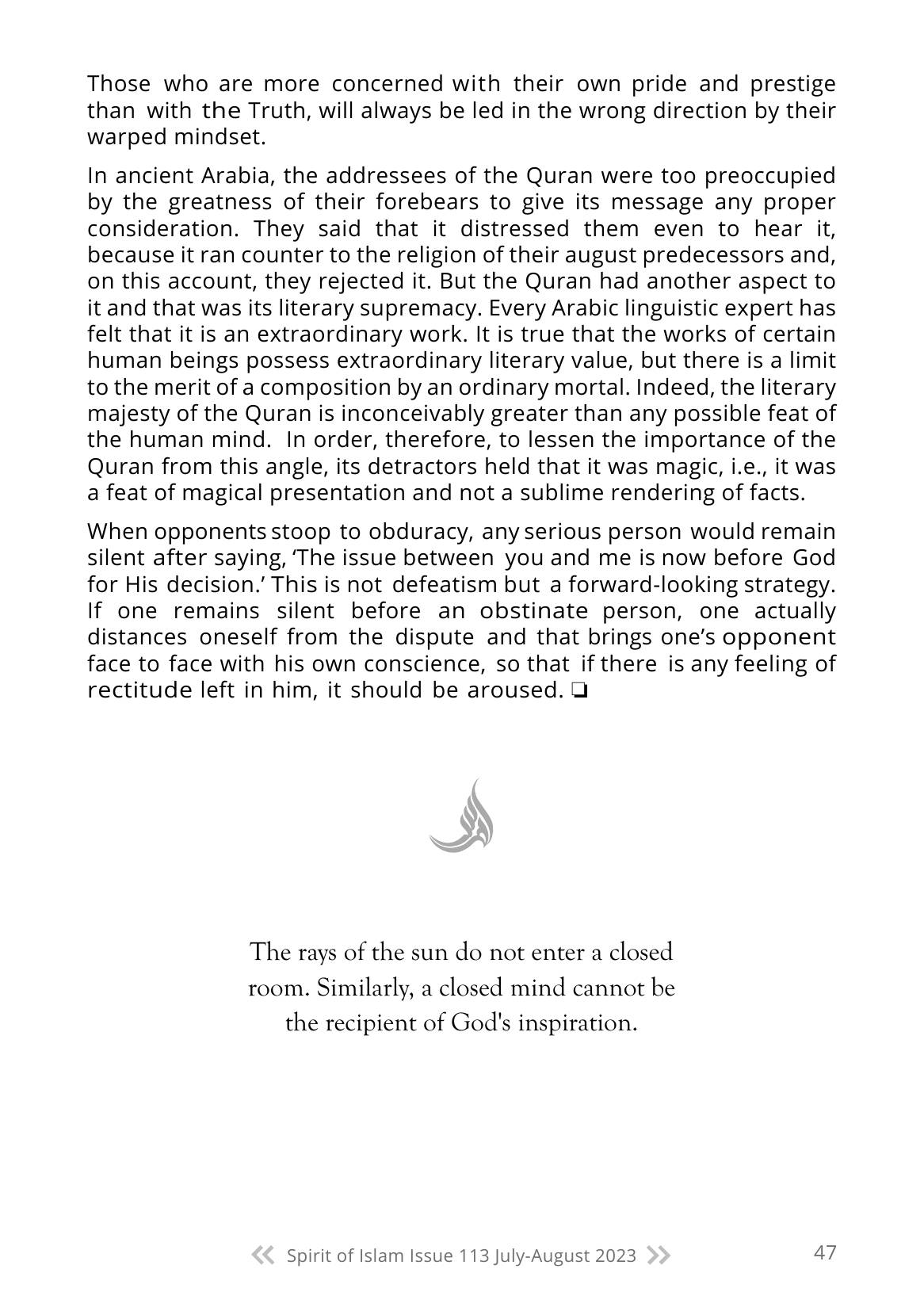 The printed page
