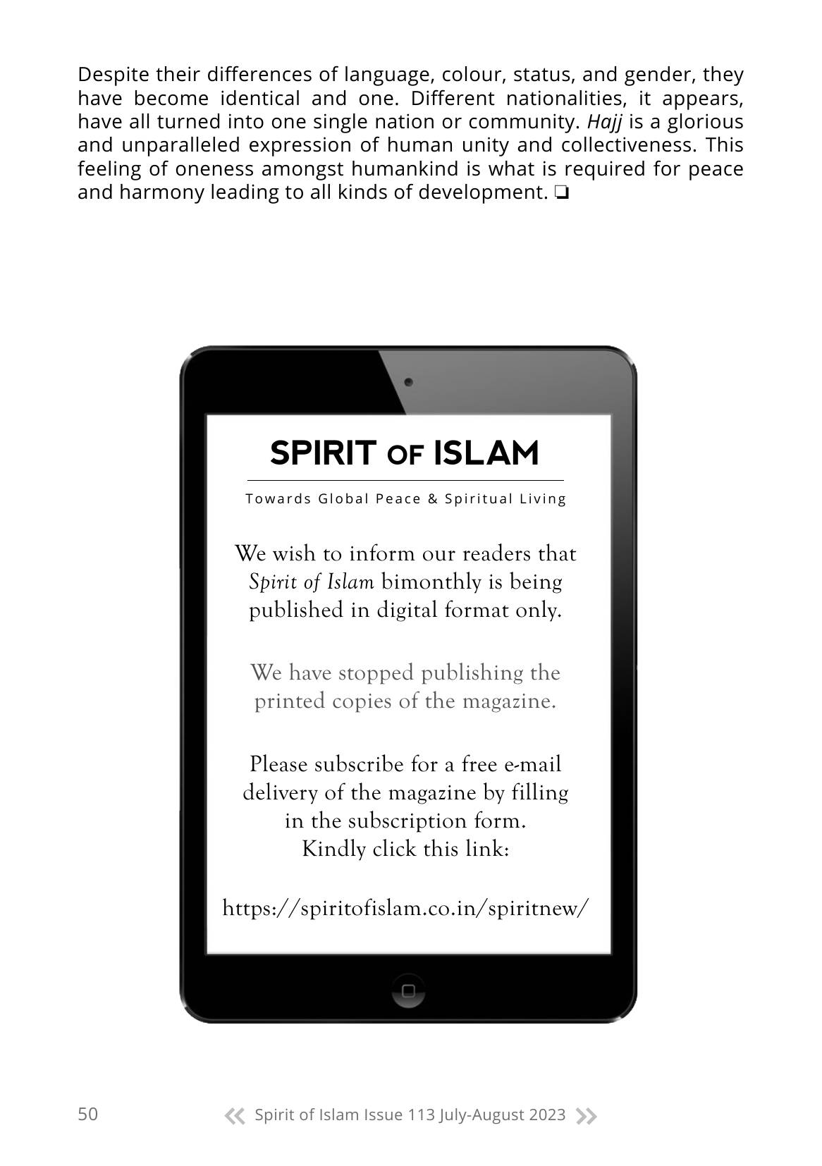 The printed page