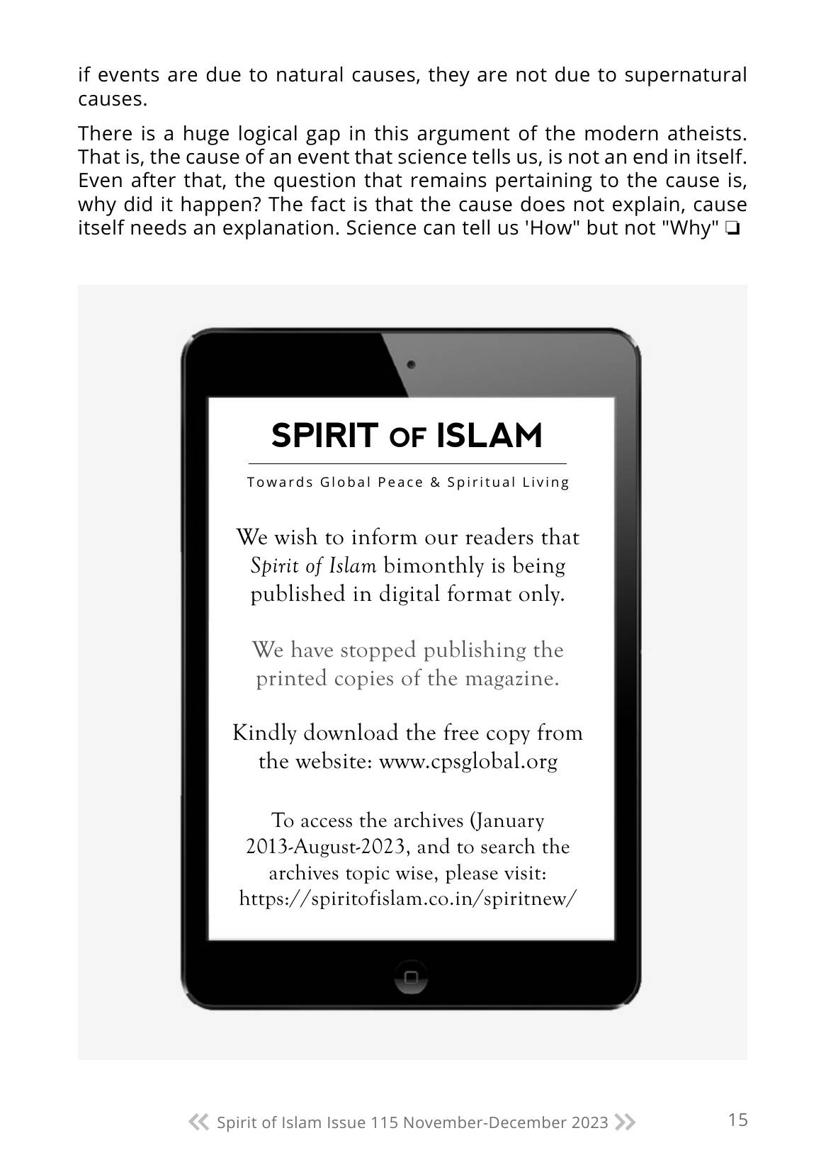 The printed page
