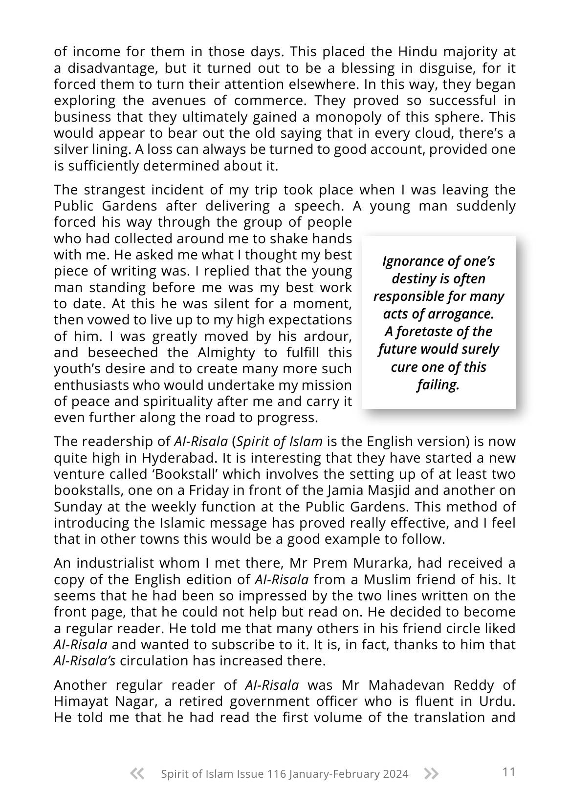 The printed page