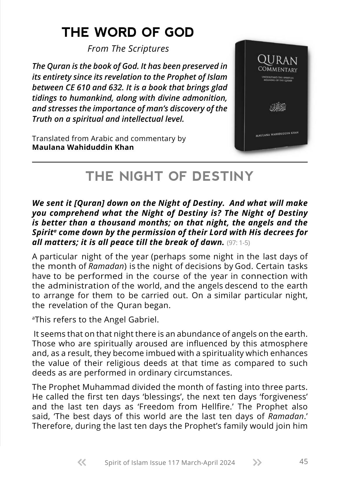 The printed page