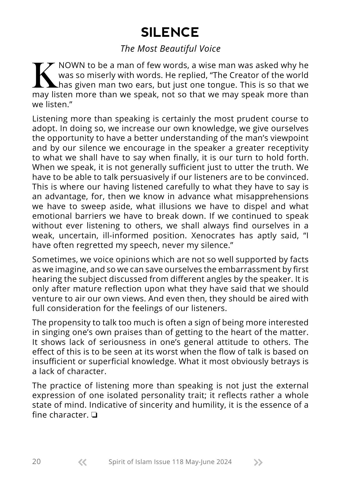 The printed page