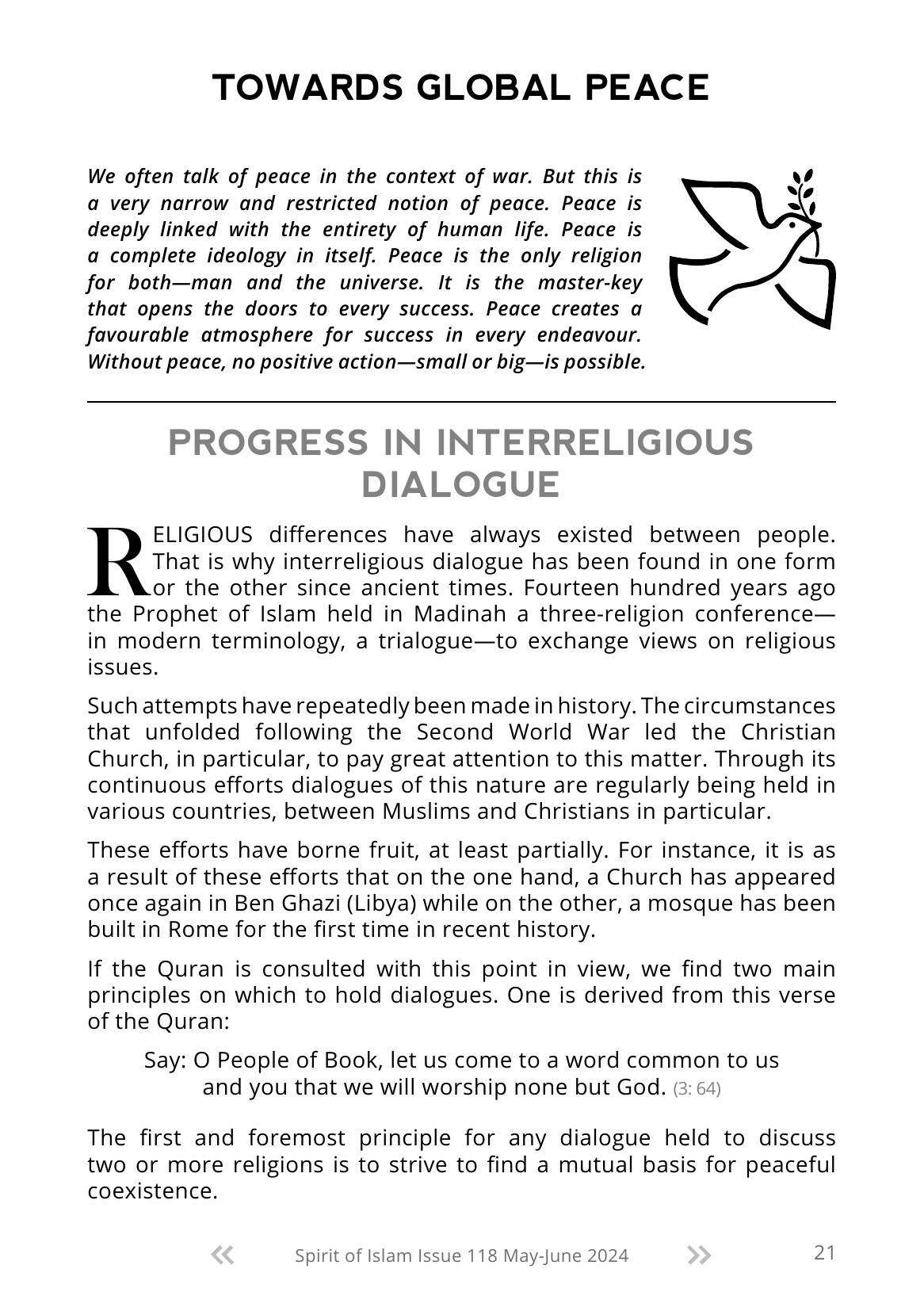The printed page