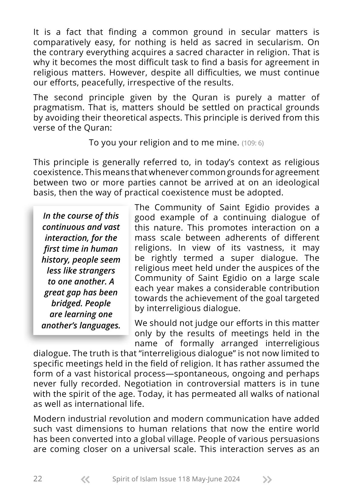 The printed page