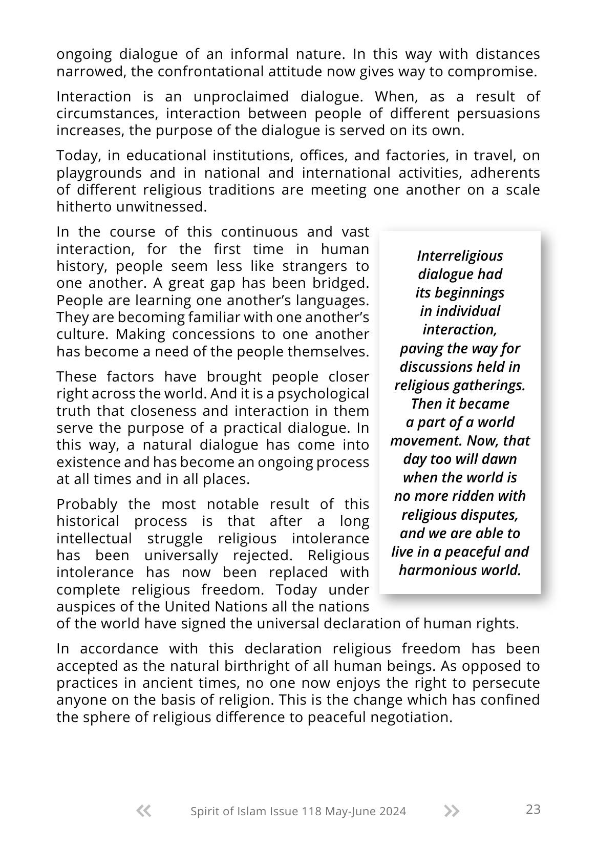 The printed page