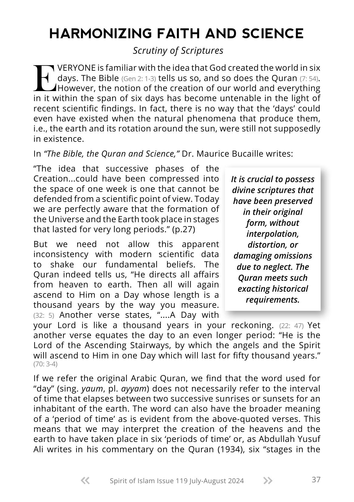The printed page