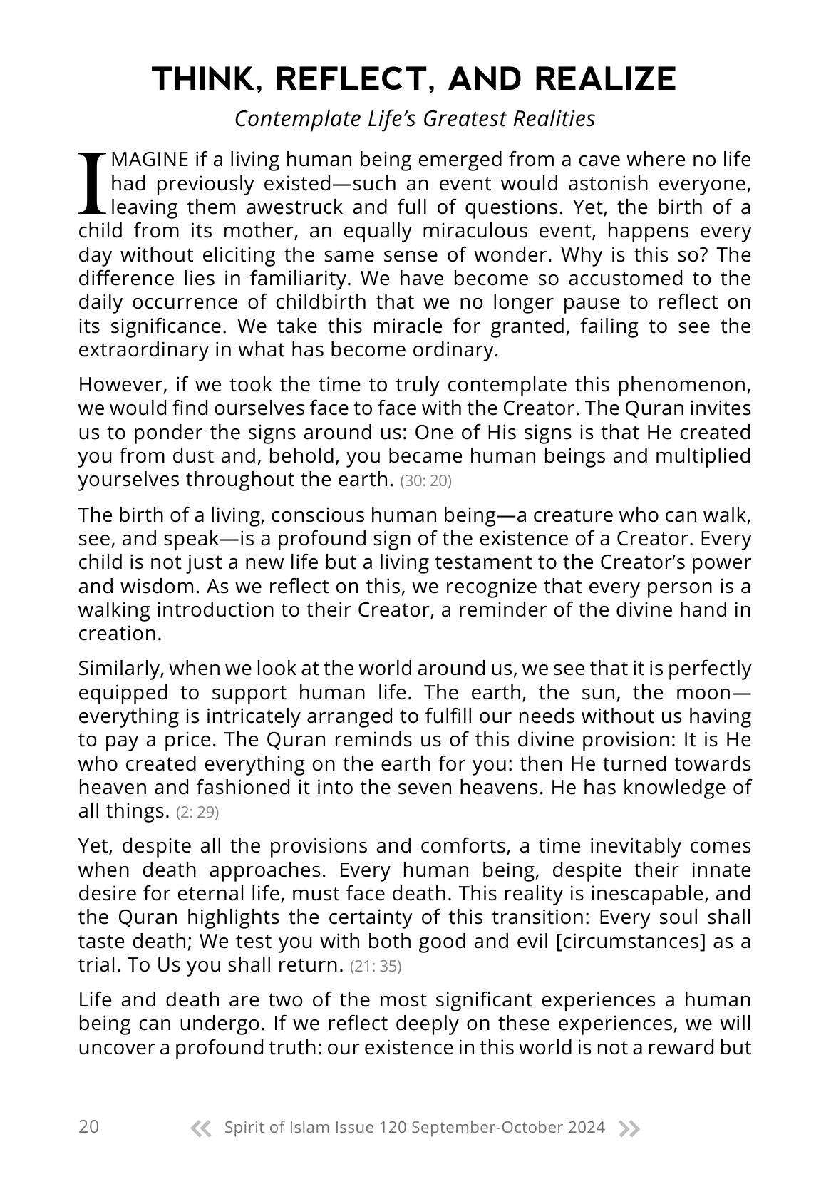 The printed page