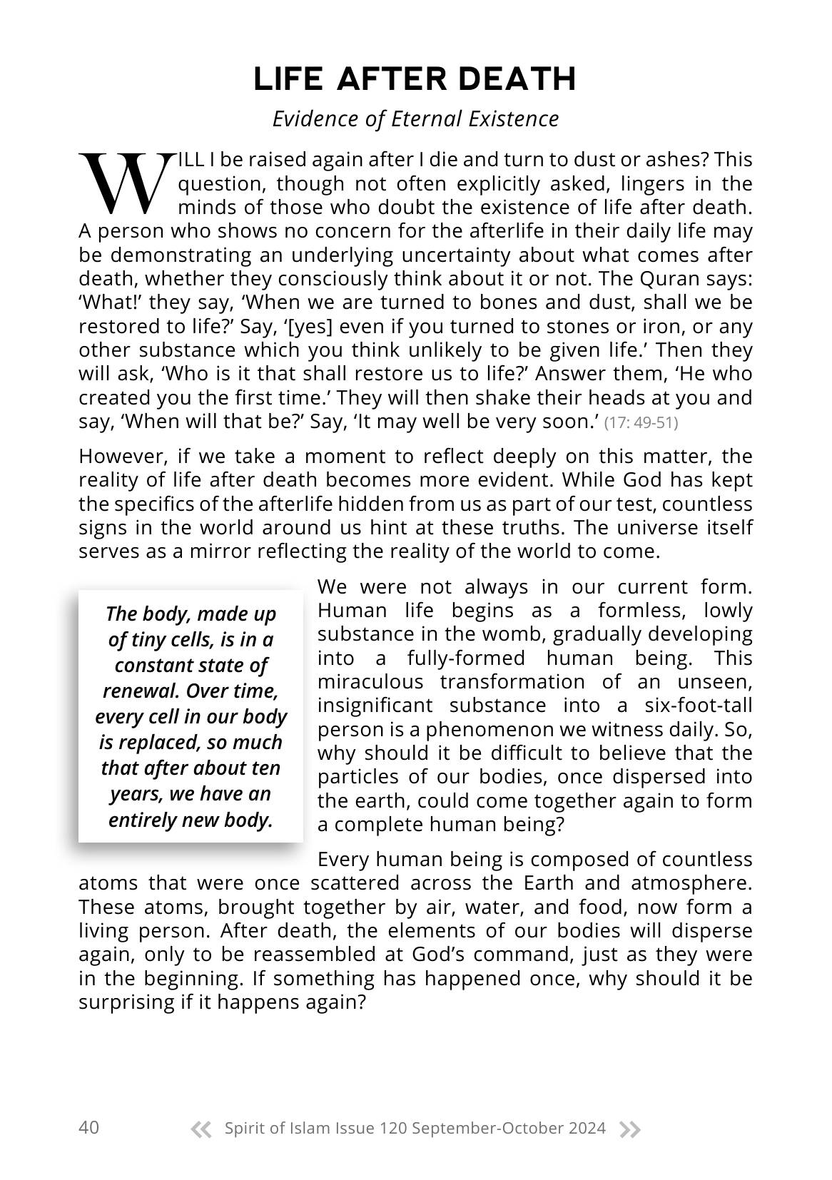 The printed page
