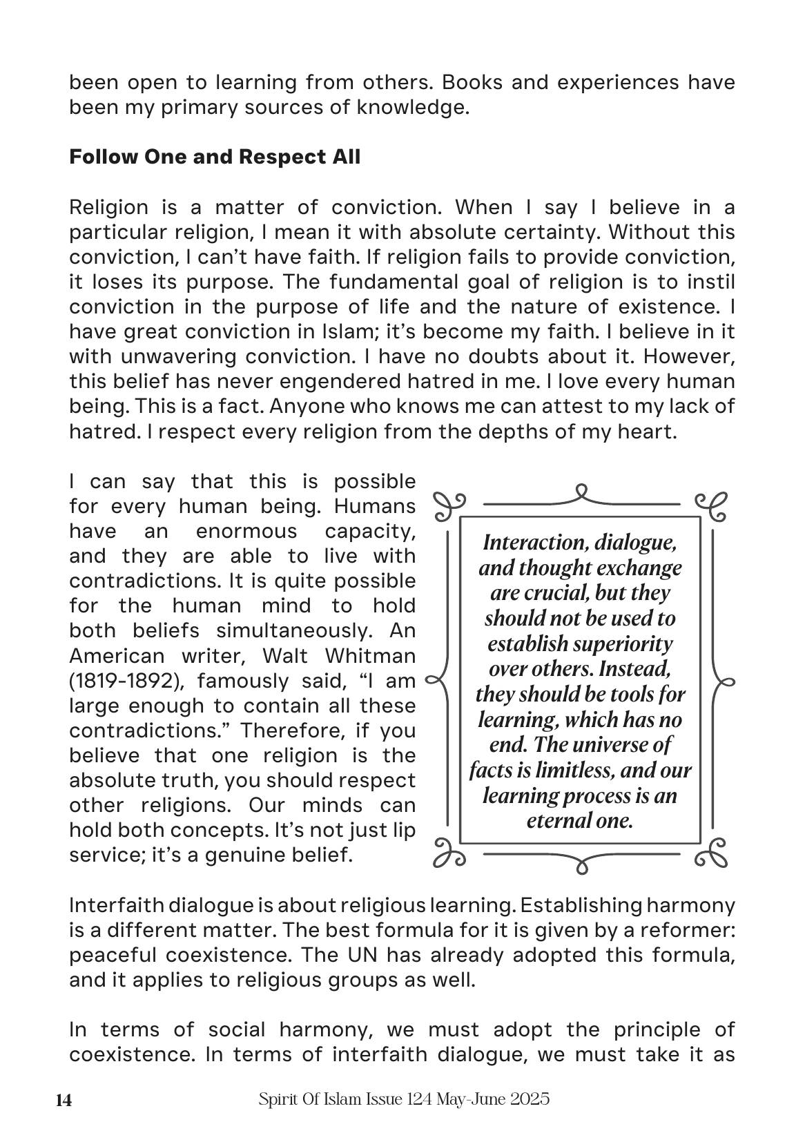 The printed page