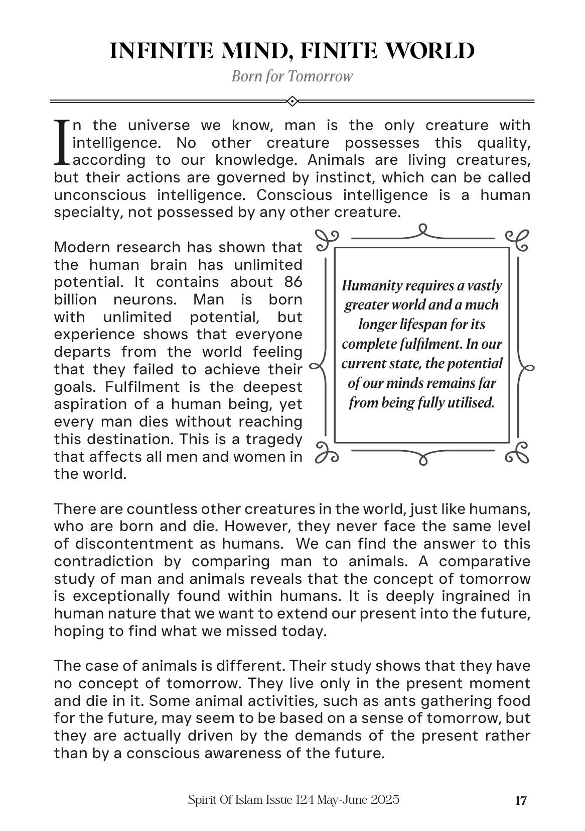 The printed page