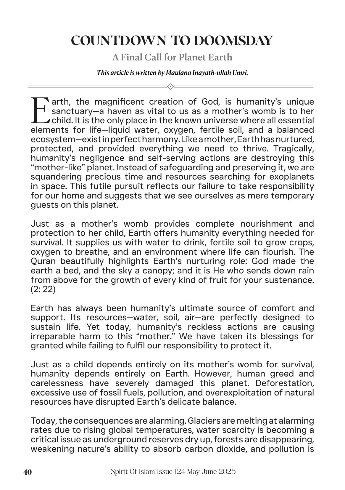 The printed page