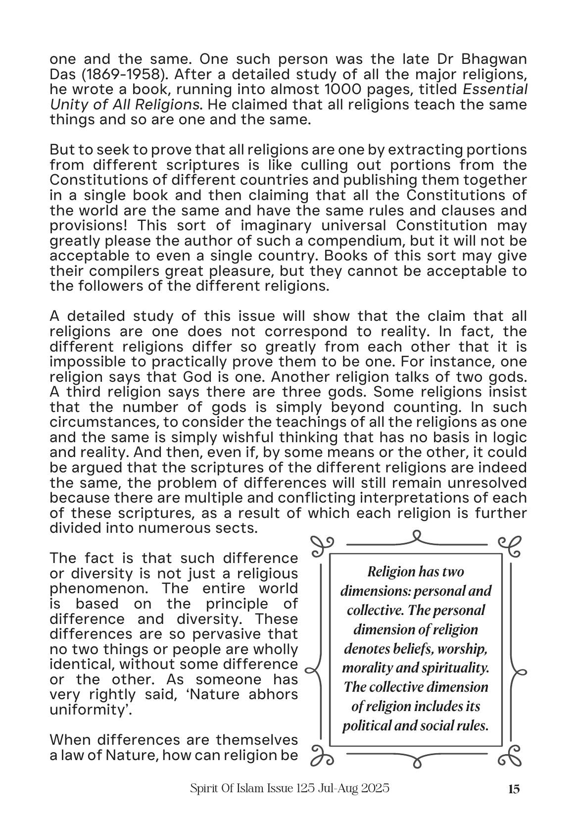 The printed page