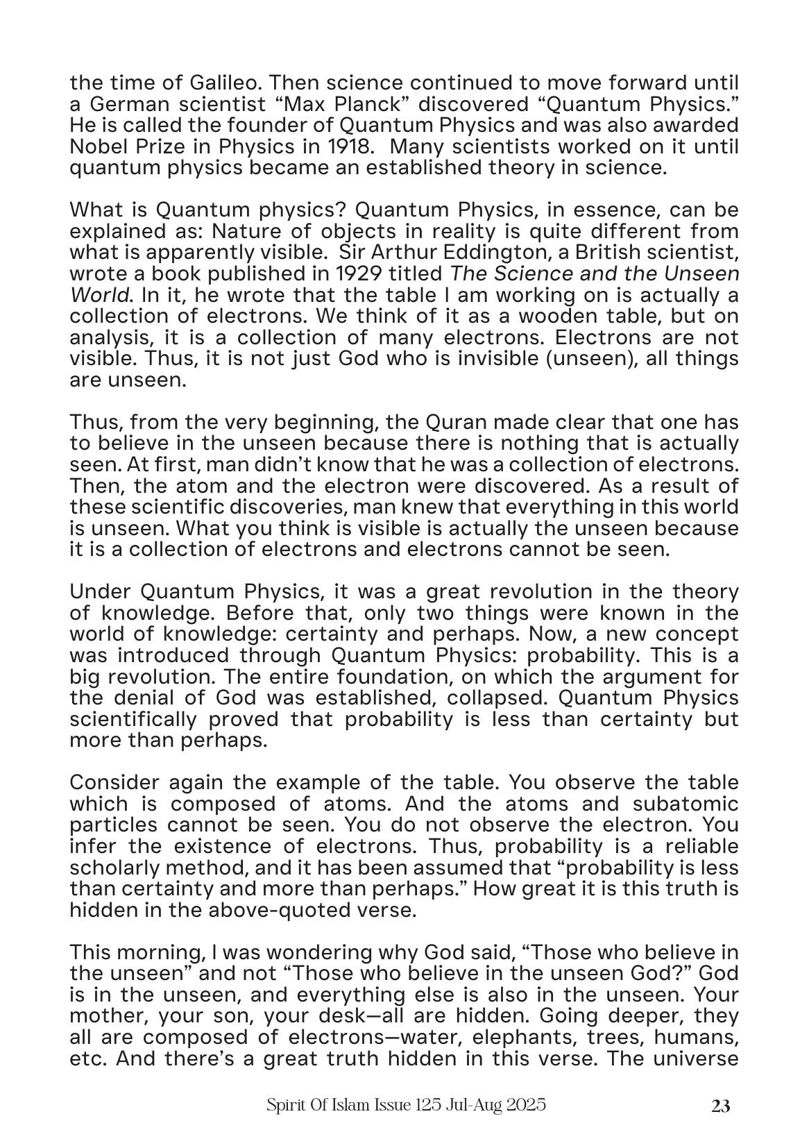 The printed page