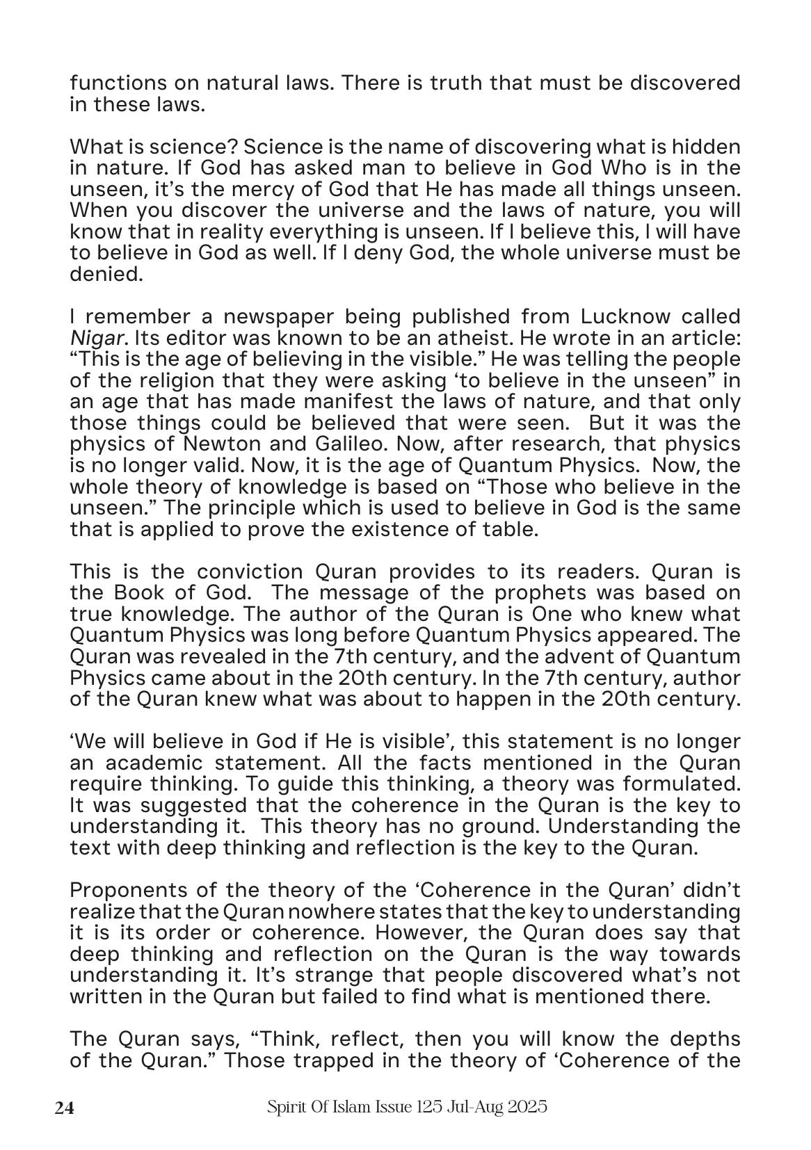 The printed page