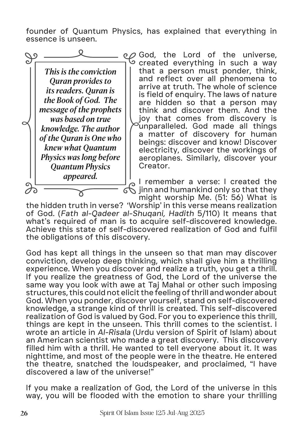 The printed page