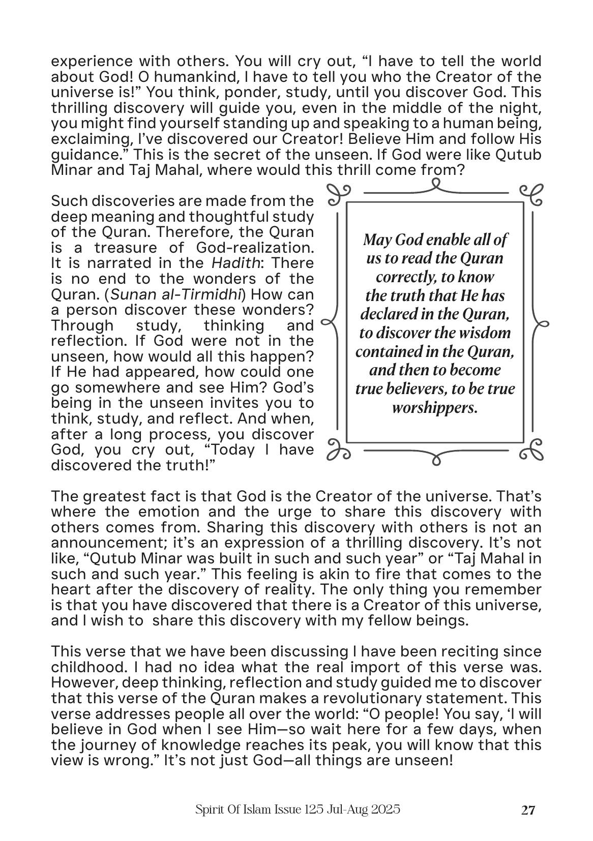 The printed page