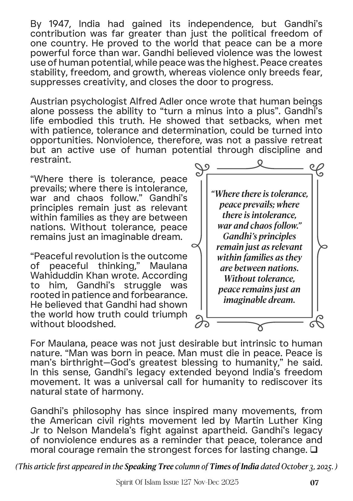 The printed page