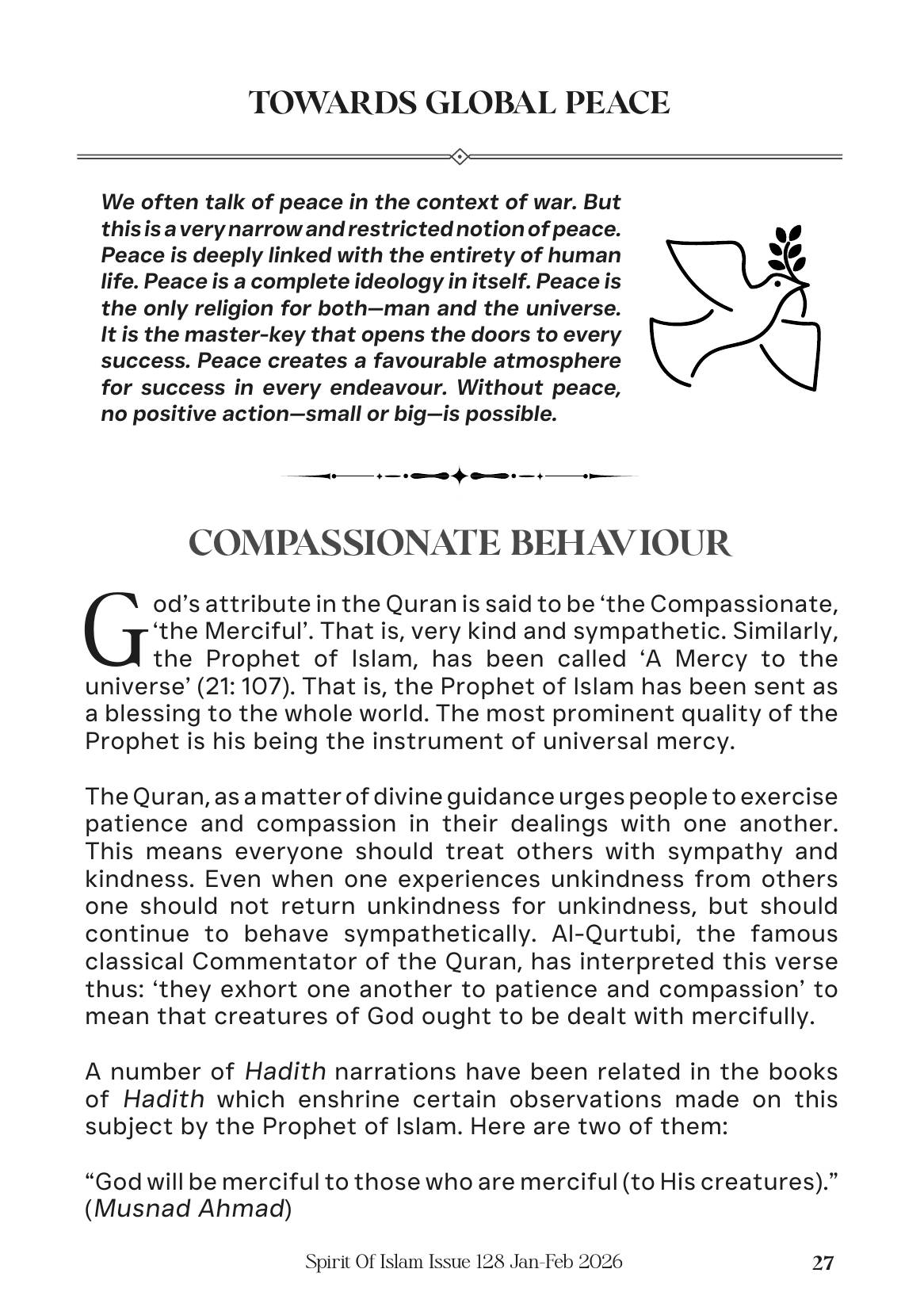 The printed page