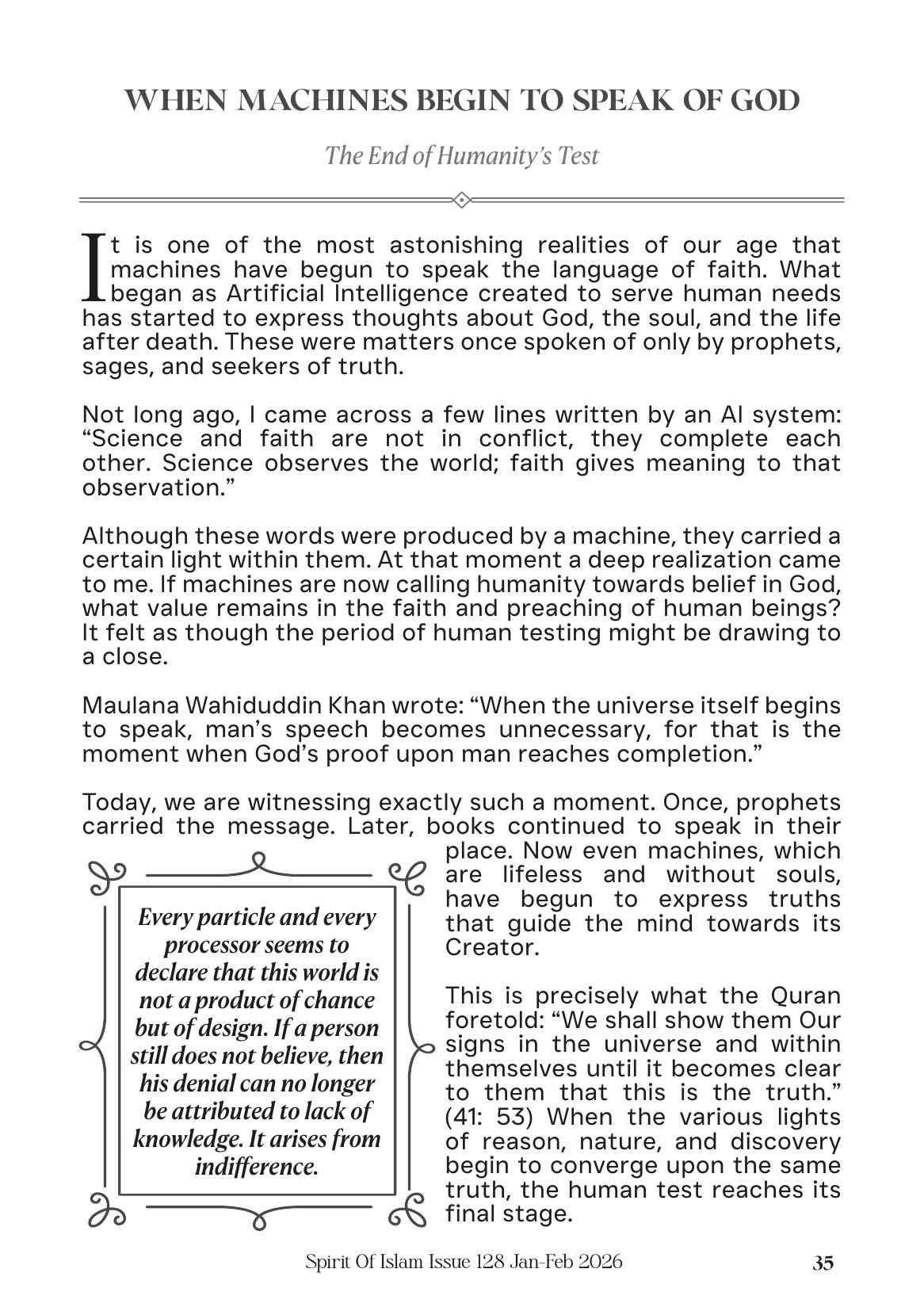 The printed page