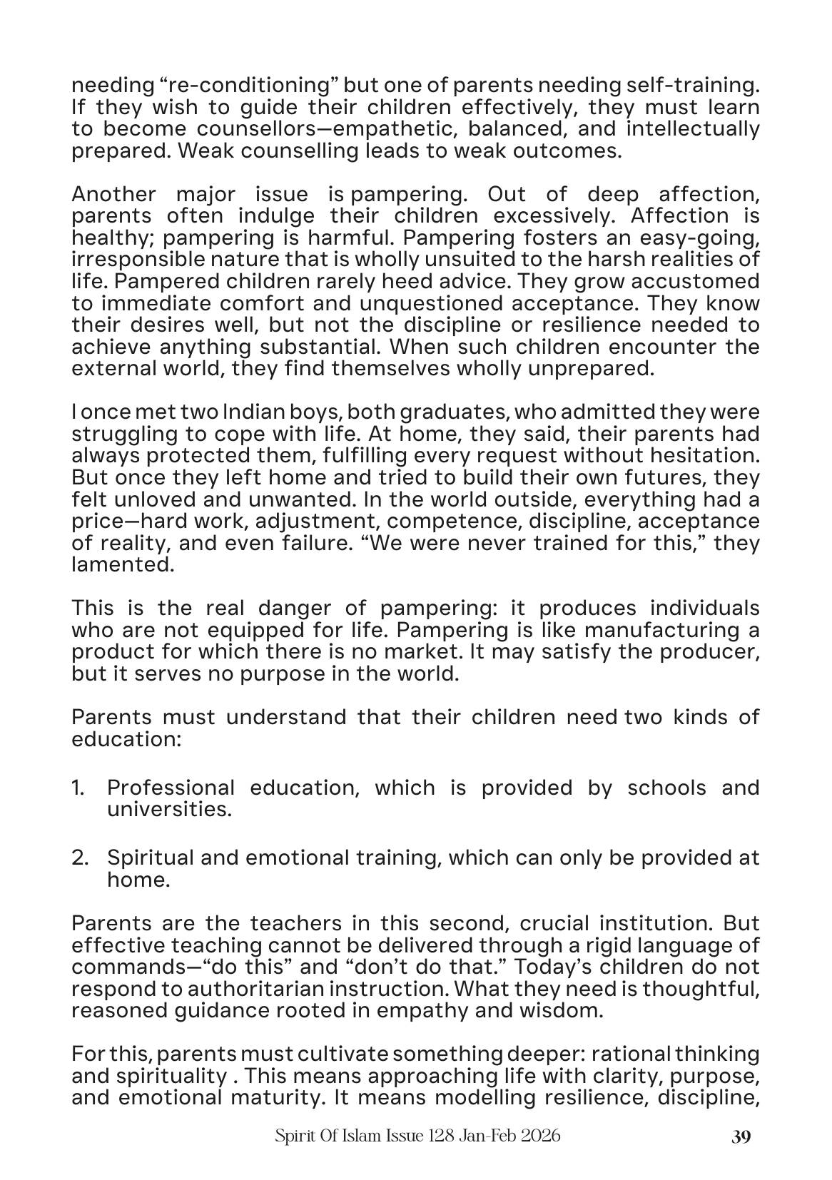 The printed page