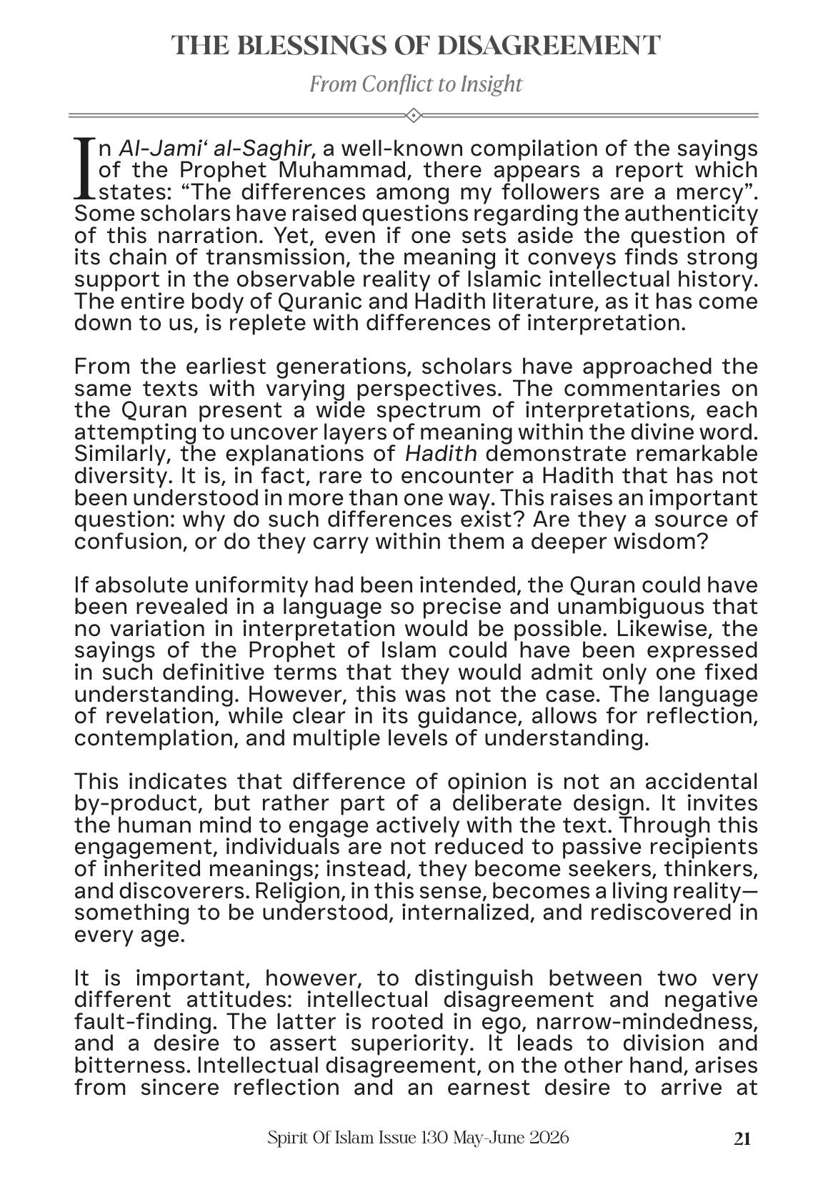 The printed page
