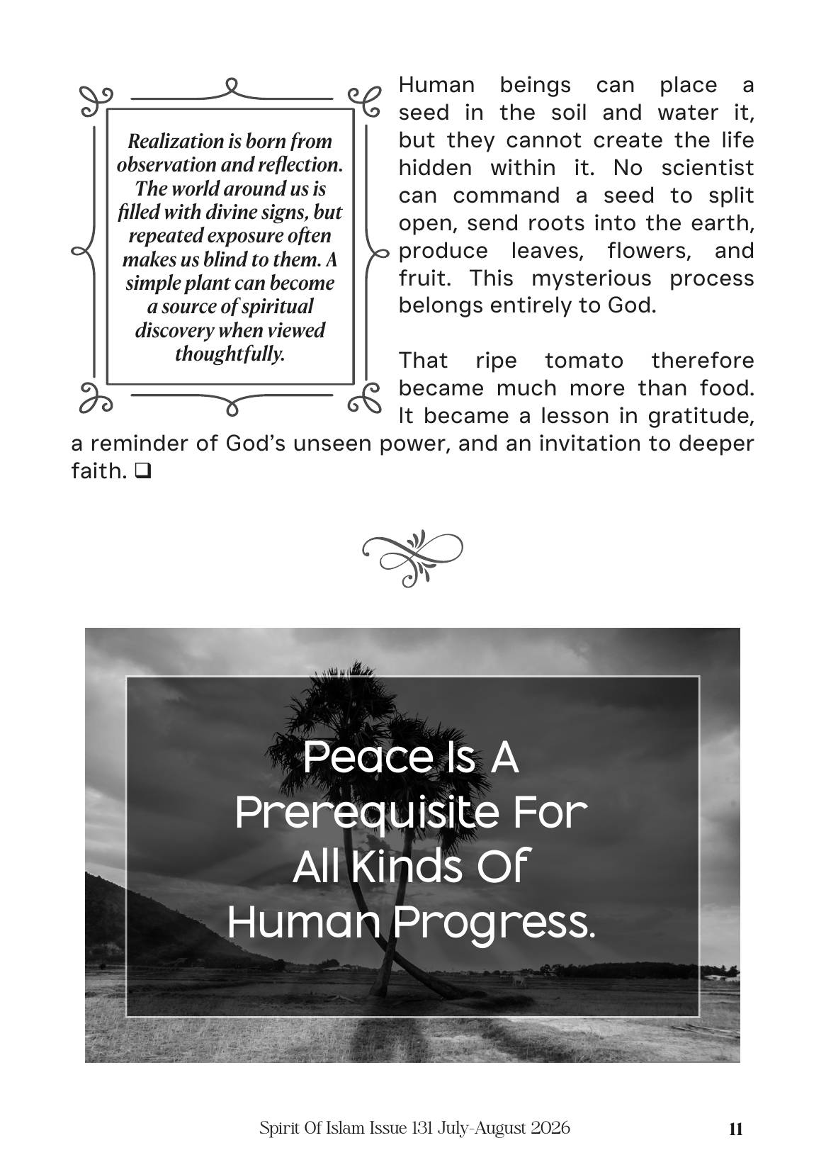 The printed page