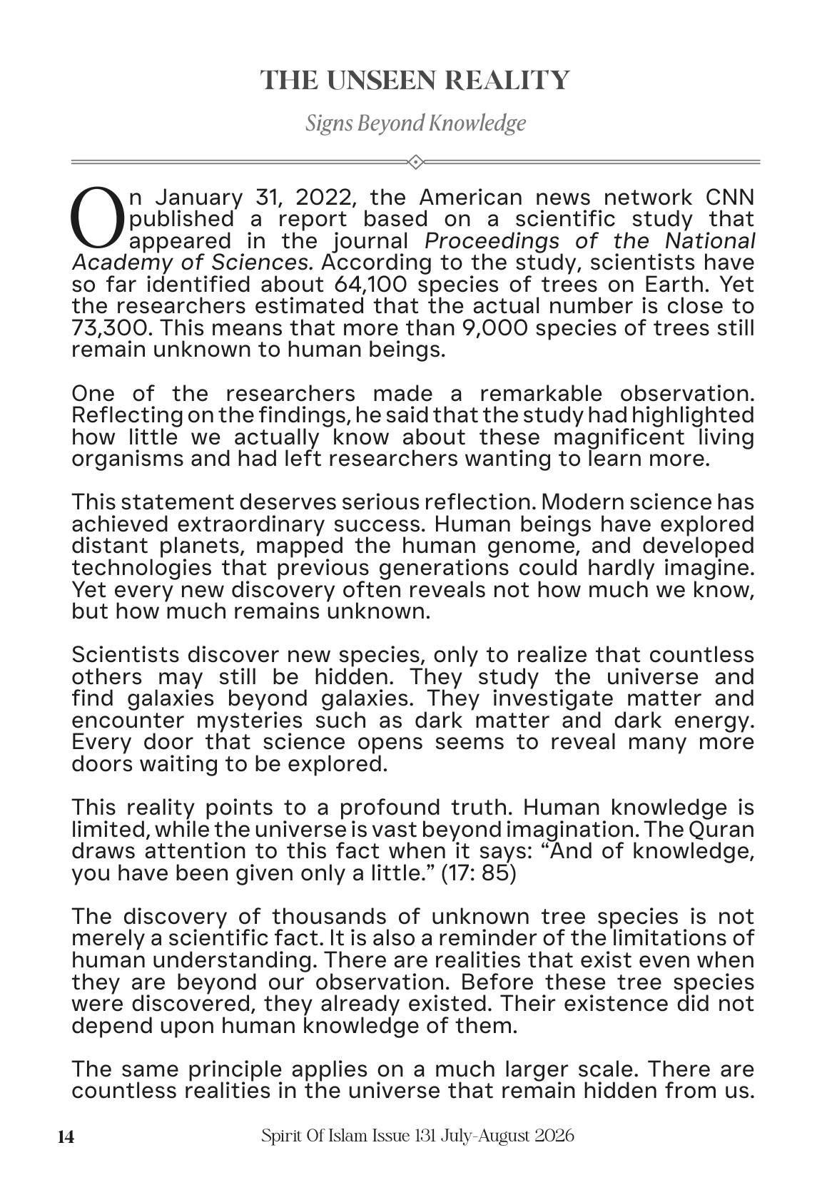 The printed page