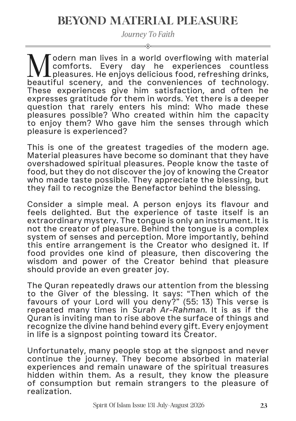 The printed page