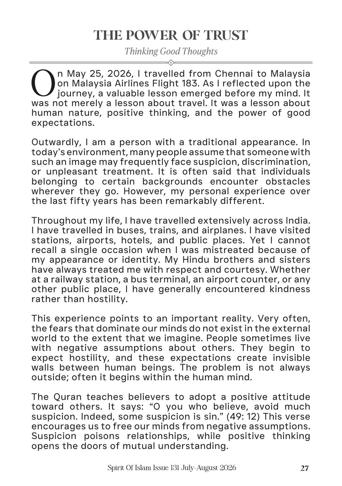 The printed page